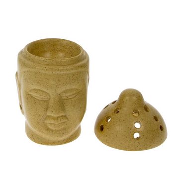 KUNST UND MAGIE Räucherschale Duftlampe Buddha Aromalampe Räuchergefäß Räucherschale ca 14cm