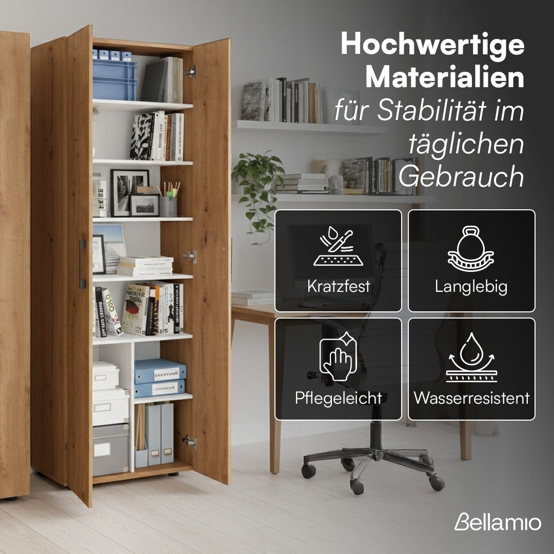Bellamio Mehrzweckschrank Apol (Eichenoptik) Aktenschrank mit günstig online kaufen