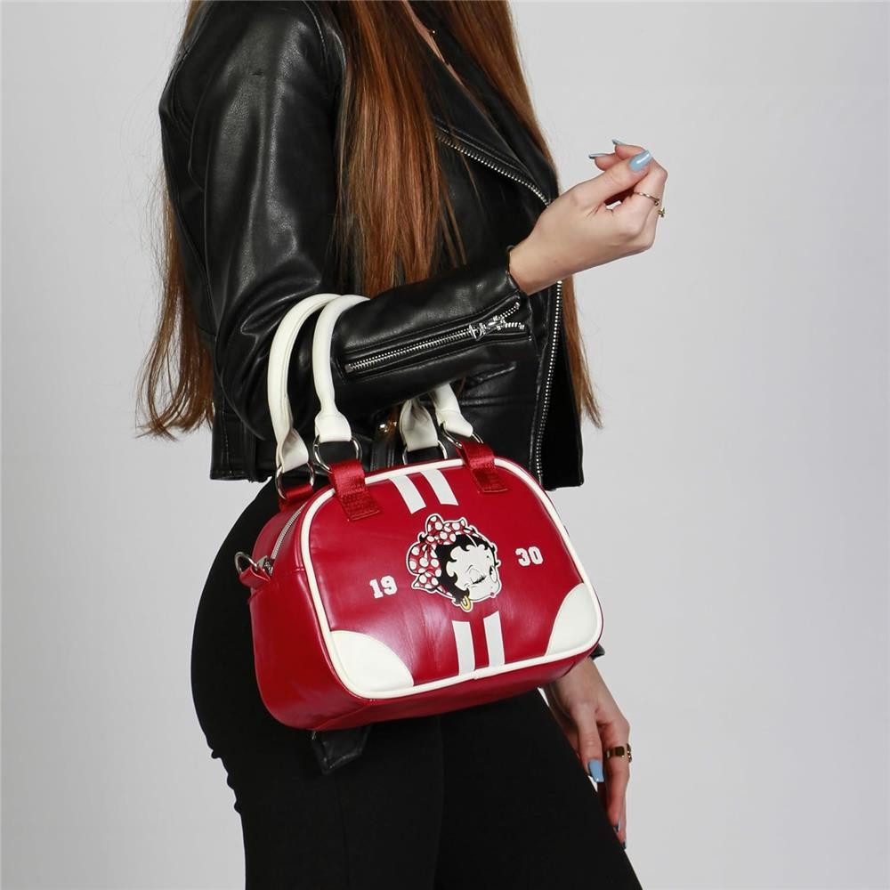 Karactermania Bowlingtasche Betty Boop Handtasche Henkeltasche Umhängetasche Rockabilly Handbag