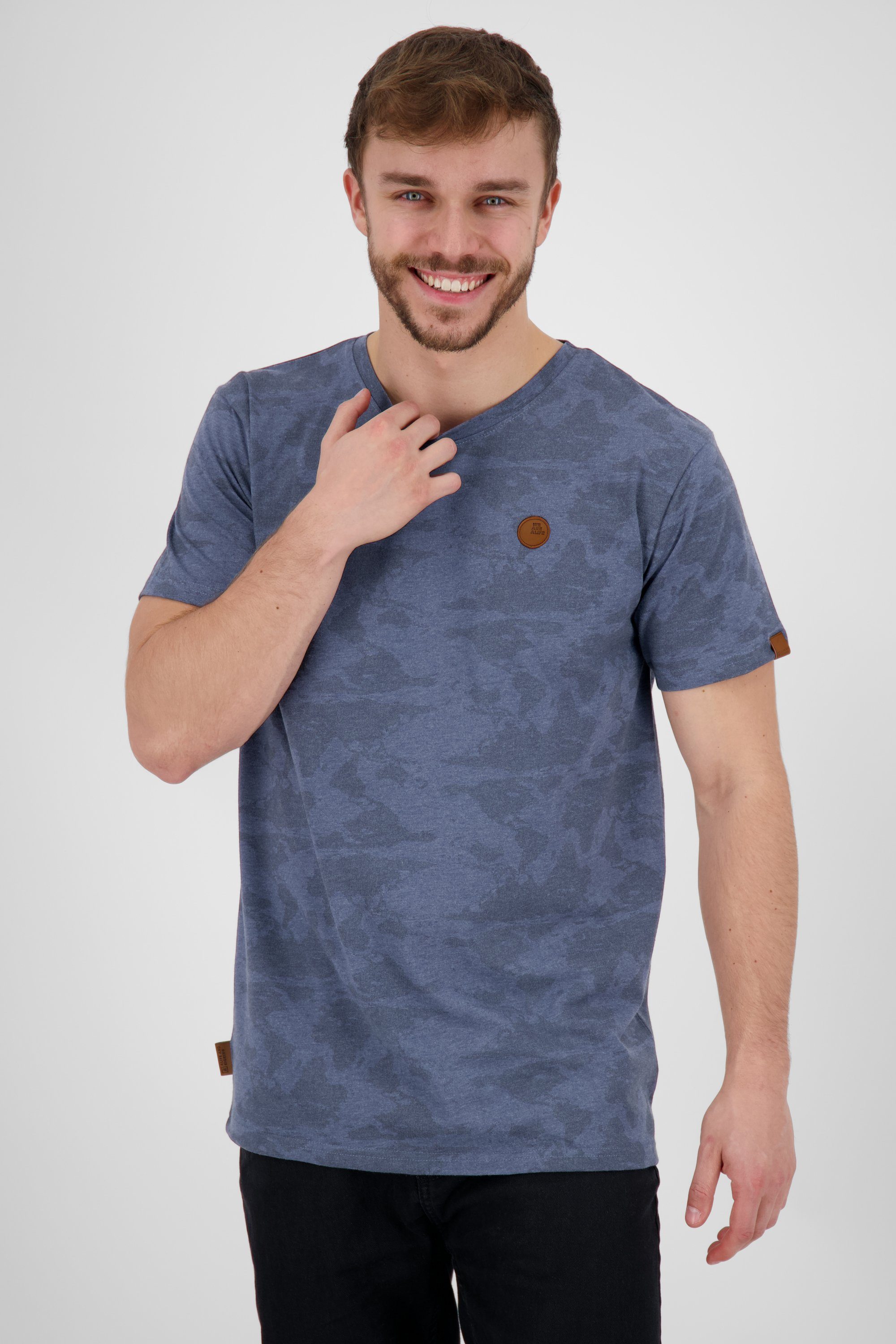 Shirt T-Shirt Kickin nightblue Alife Herren T-Shirt NicAK &