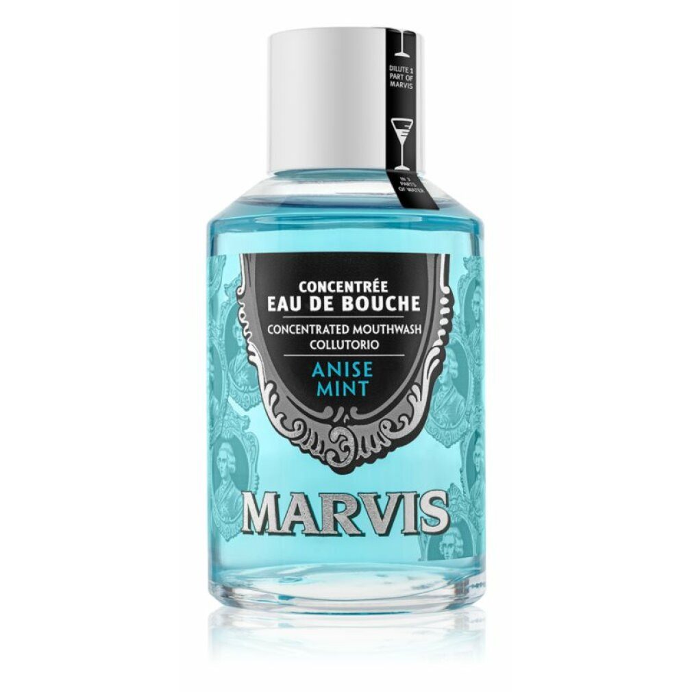 Marvis Mundspülung Anise Mint Concentrated Mouthwash Collutorio 120ml, (Packung)