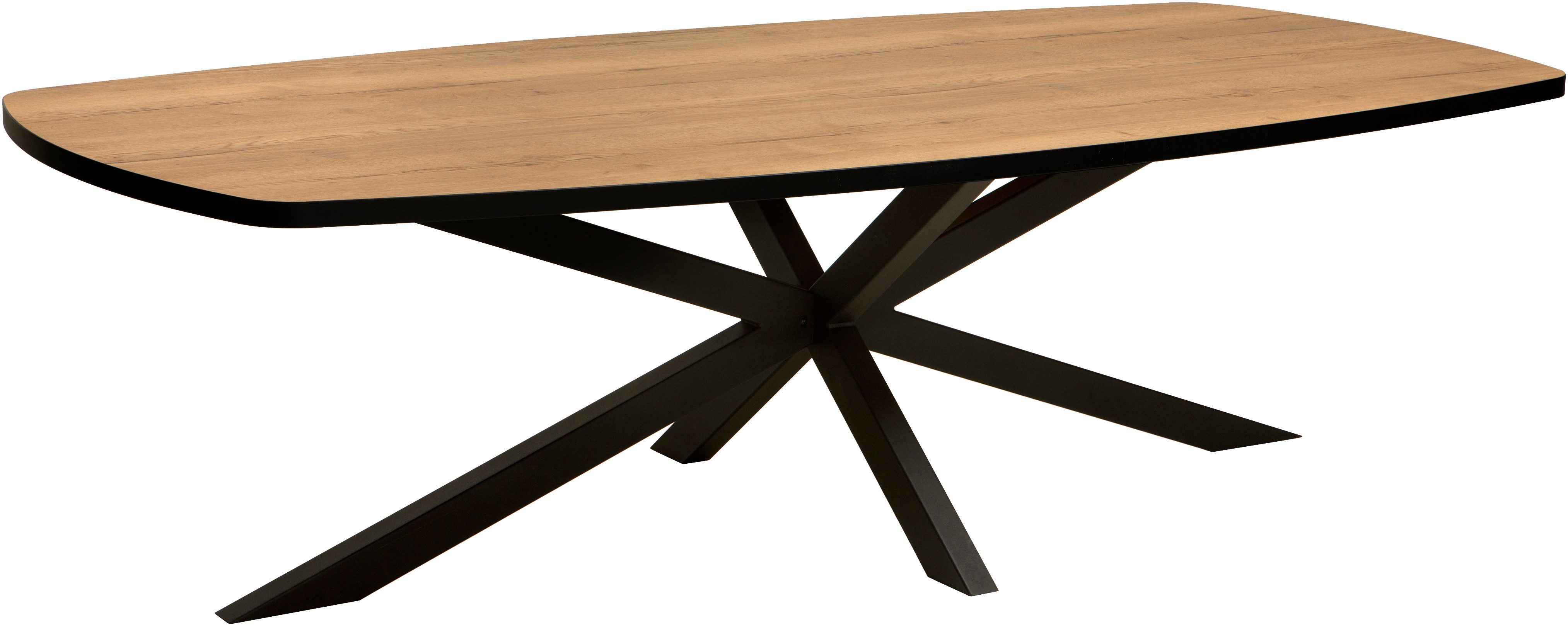 OMG Design Esstisch Costa, Zeitloser Landhausstil, Breite 190 cm, moderne Bootsform