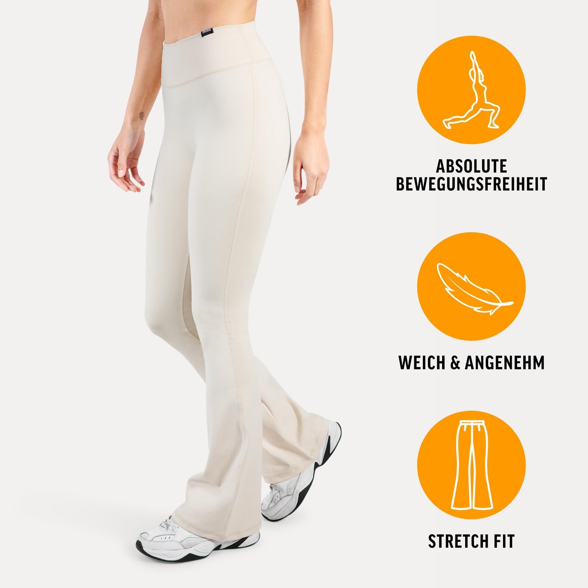 Smilodox Leggings Loreen, Flared Seamless Sportleggings, Blickdicht Slim Fi günstig online kaufen