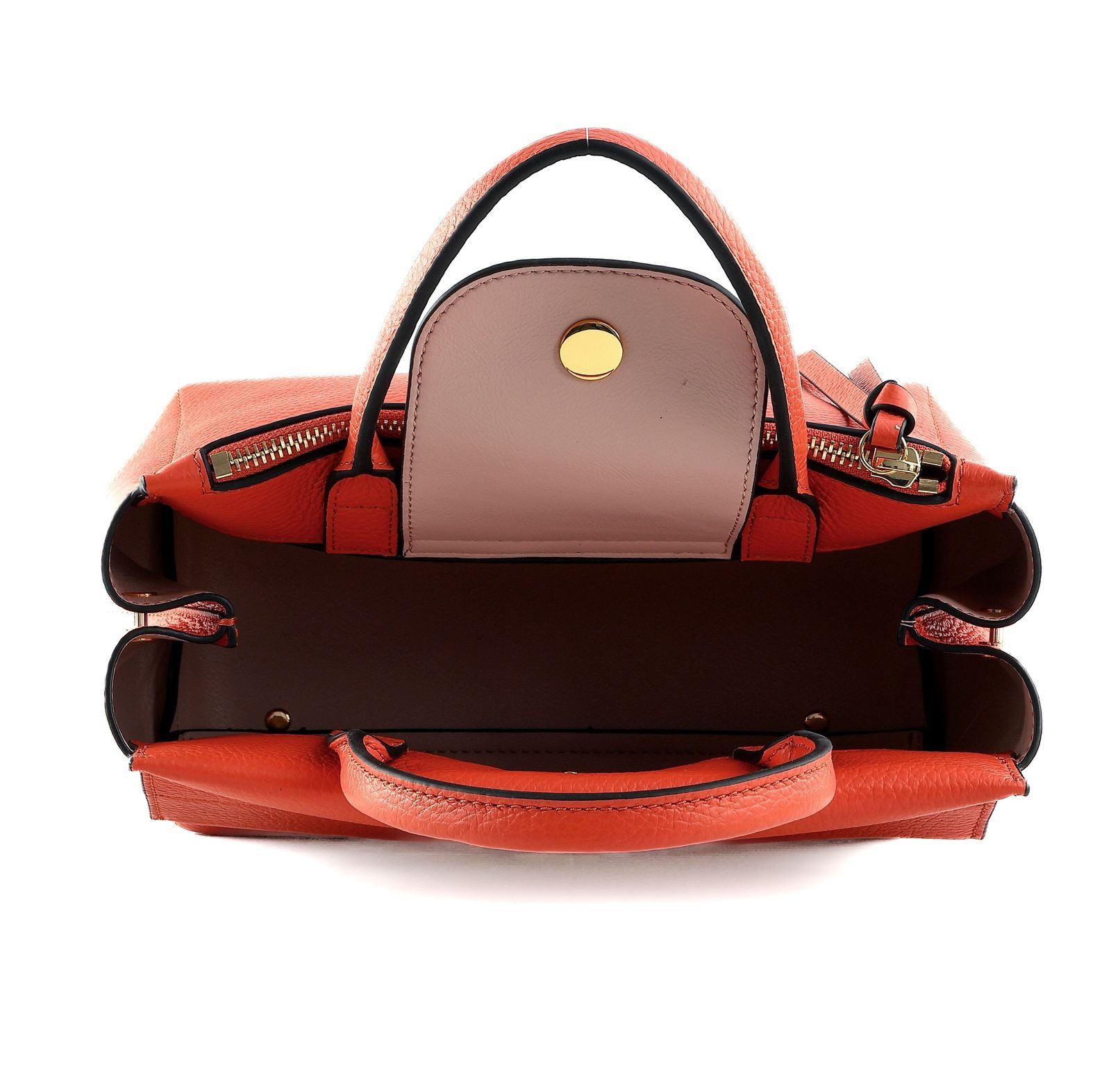 COCCINELLE Handtasche Handbag Grained Leather, aus echtem Rindsleder