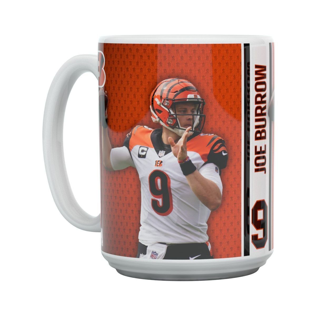 Great Branding Tasse Joe Burrow MOTION Cincinnati Bengals NFL Tasse 450
