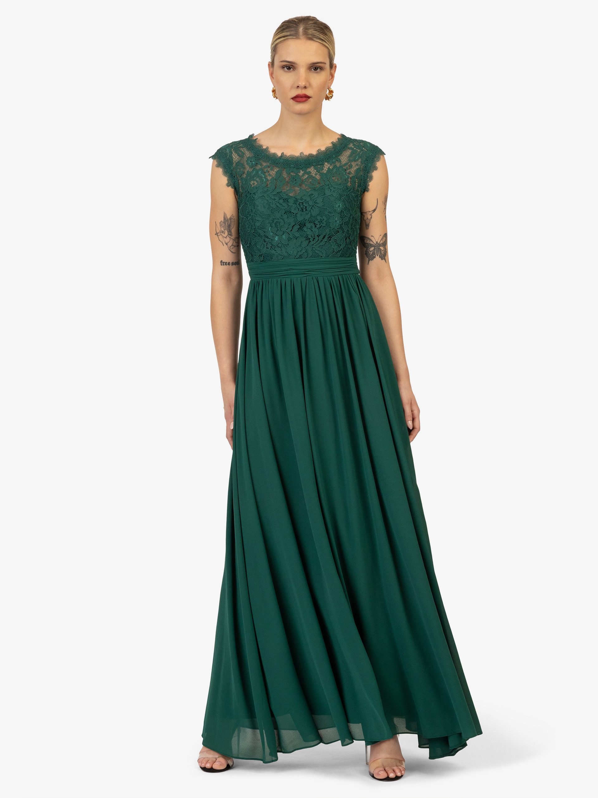 Kraimod Abendkleid aus hochwertigem Polyester Material mit Rundhalsausschni günstig online kaufen
