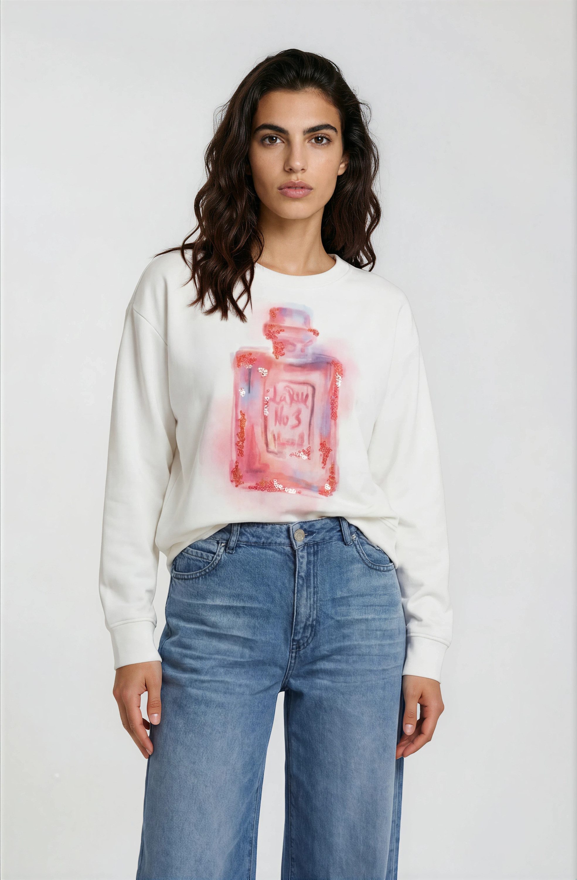 Milano Italy Sweater mit Pailletten