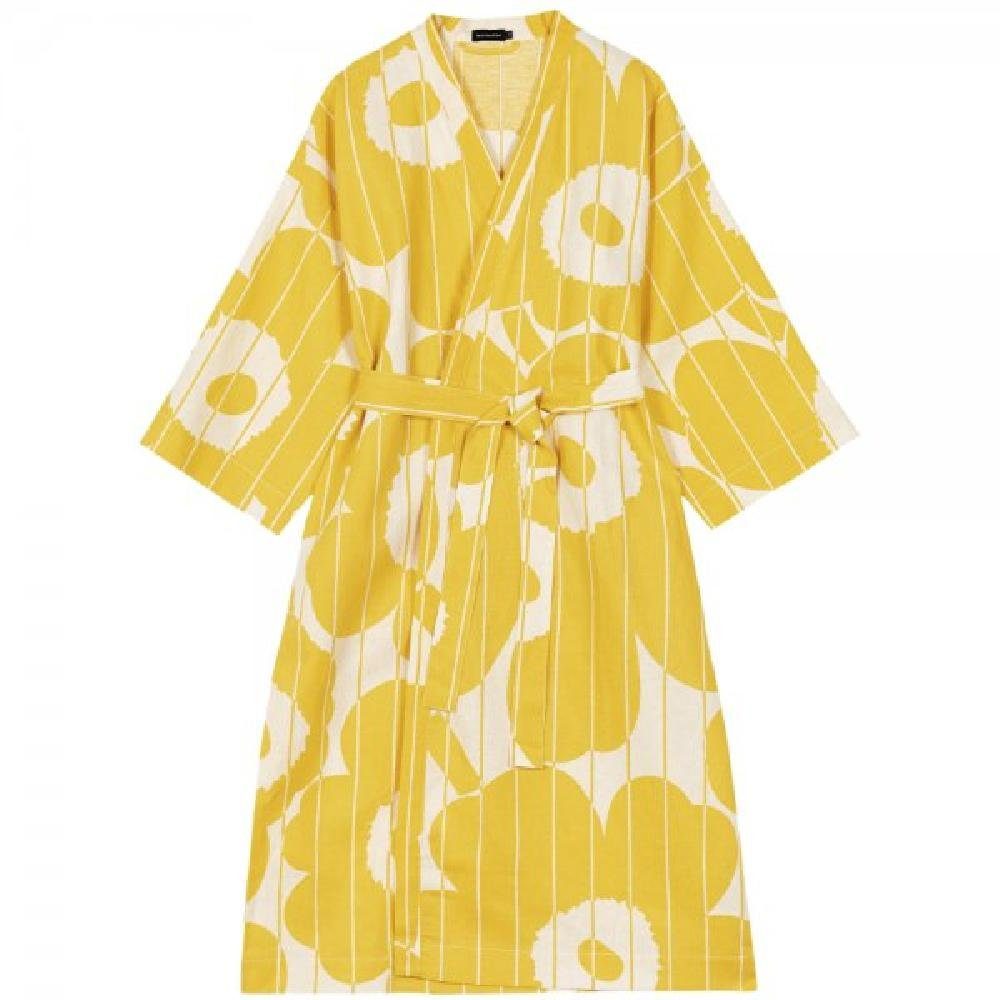 Marimekko Bademantel Bademantel Vesi Unikko Spring Yellow Ecru (S/M)