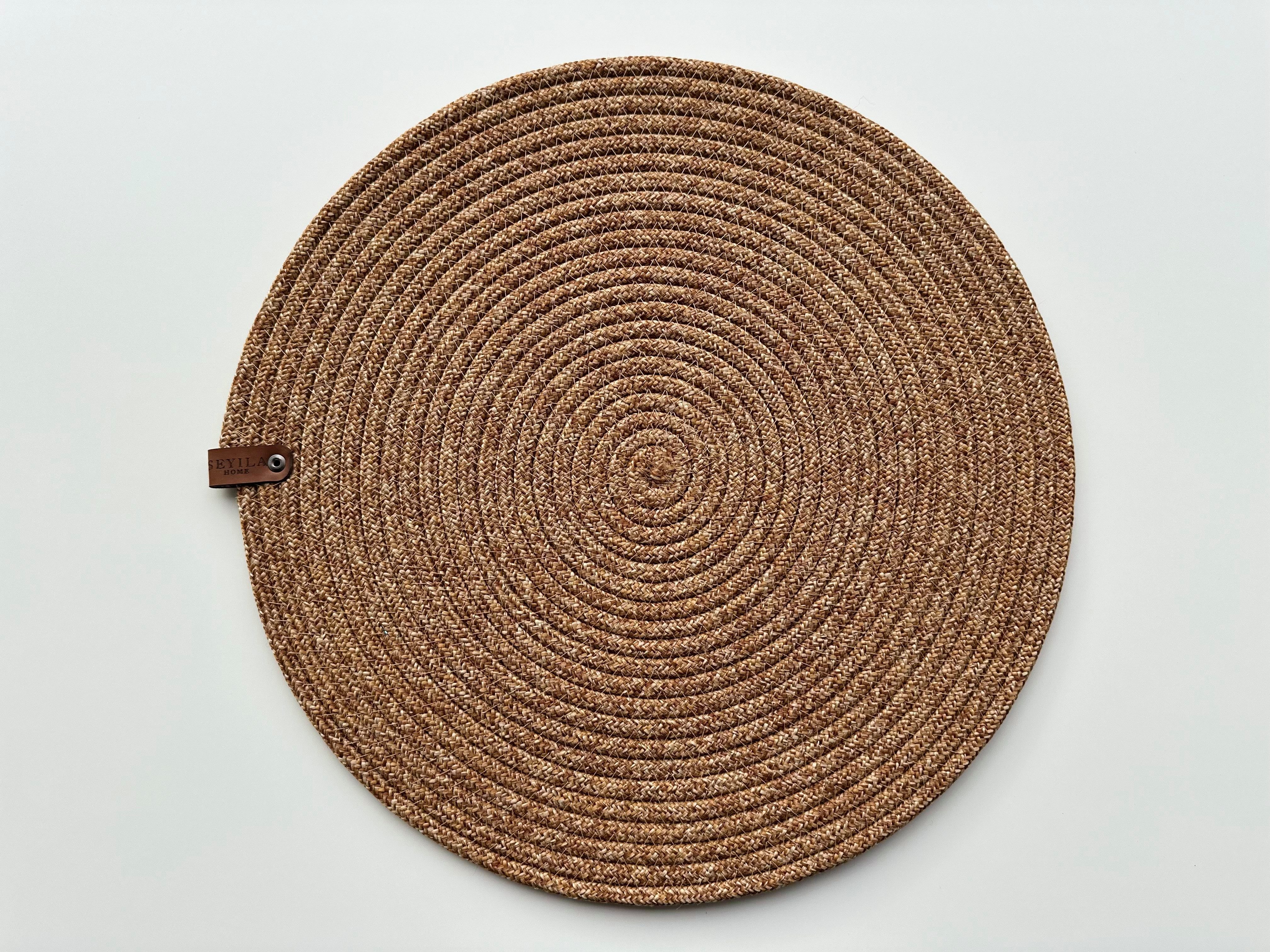 Platzset Hochwertige Seyila Platzsets Jute und Baumwollseil geflochten