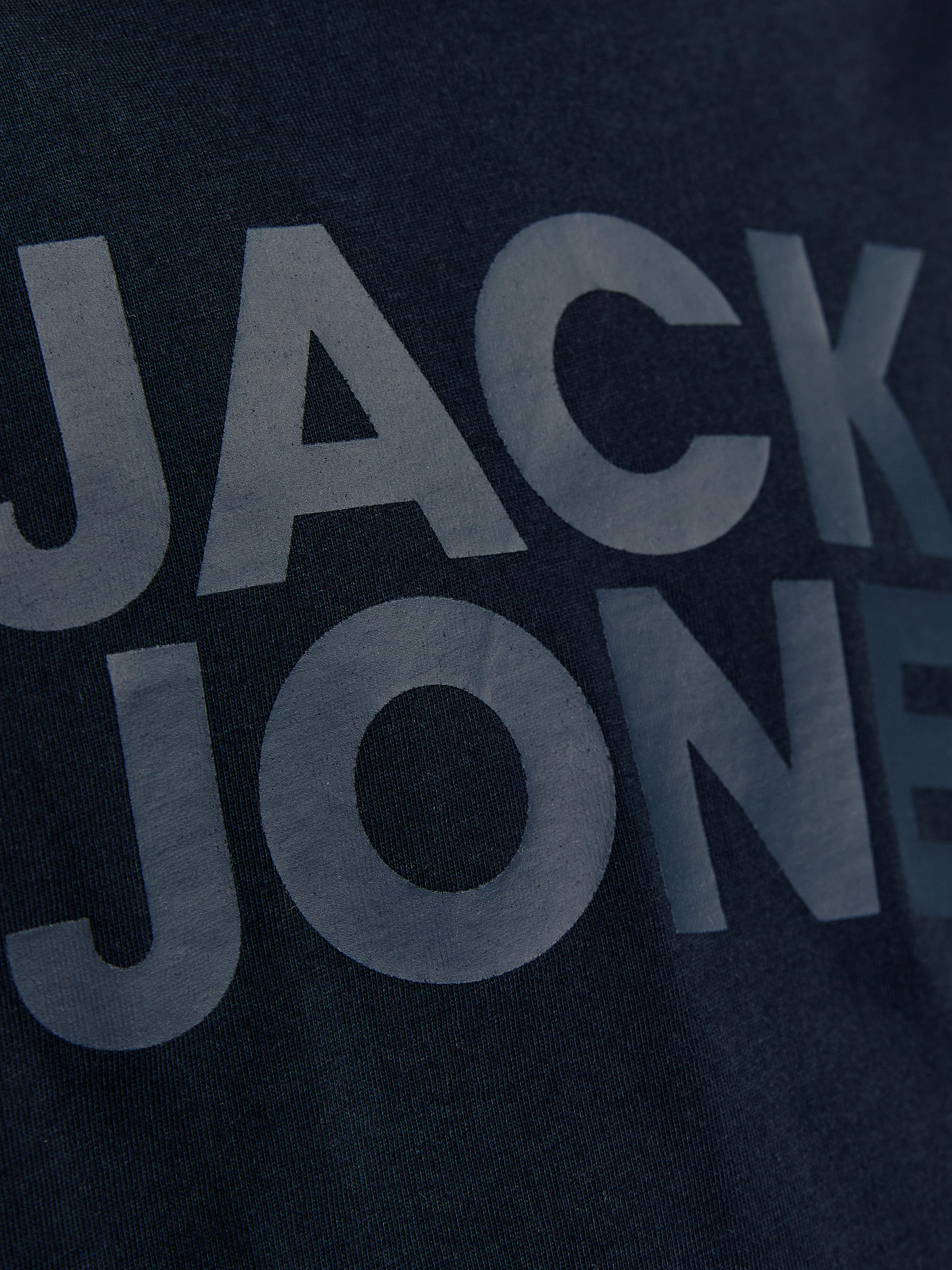 Jack & Jones Junior Rundhalsshirt JJECORP stylisch, atmungsaktiv, pflegeleicht bedruckt, casual, regular fit, Jersey, Rundhals