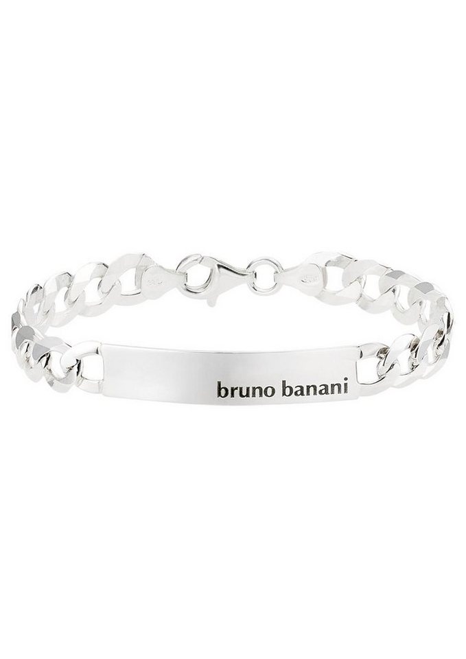 Bruno Banani Armband Schmuck Geschenk Silber 925 Armschmuck Armkette ID Armband  Panzerkette, zu Hoodie, Jeans, Sneaker! - Anlass Geburtstag Weihnachten