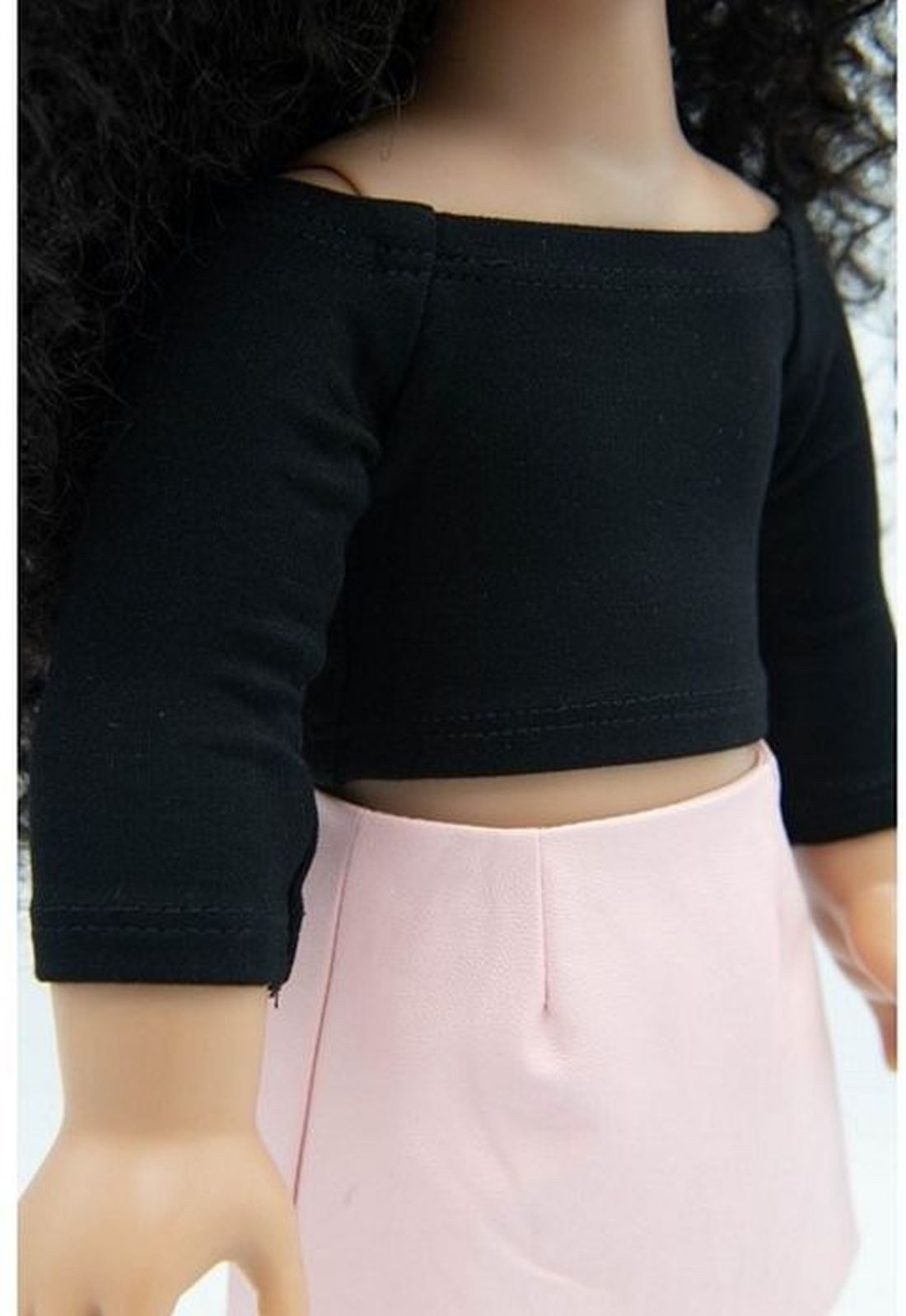 I´m a Girly Puppenkleidung Puppen Longsleeve Shirt schwarz Puppenbekleidung günstig online kaufen