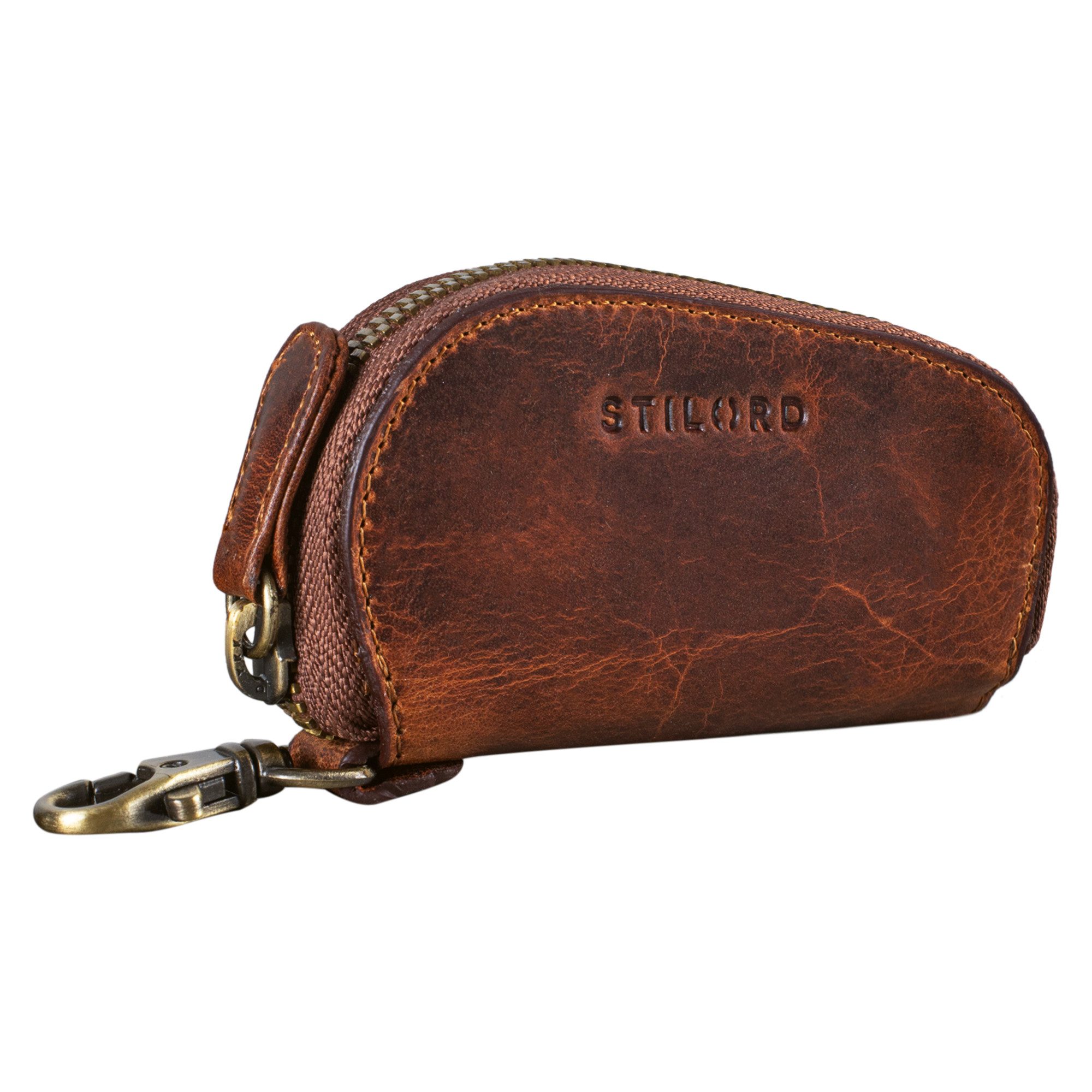 STILORD Schlüsseltasche "Willy" Schlüsseltasche klein Leder