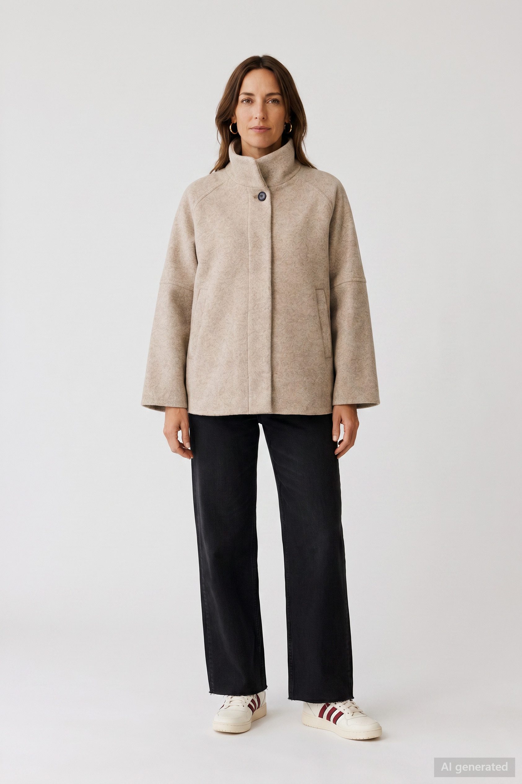 Barbara Lebek Wolljacke warme Jacke in modernem Stil