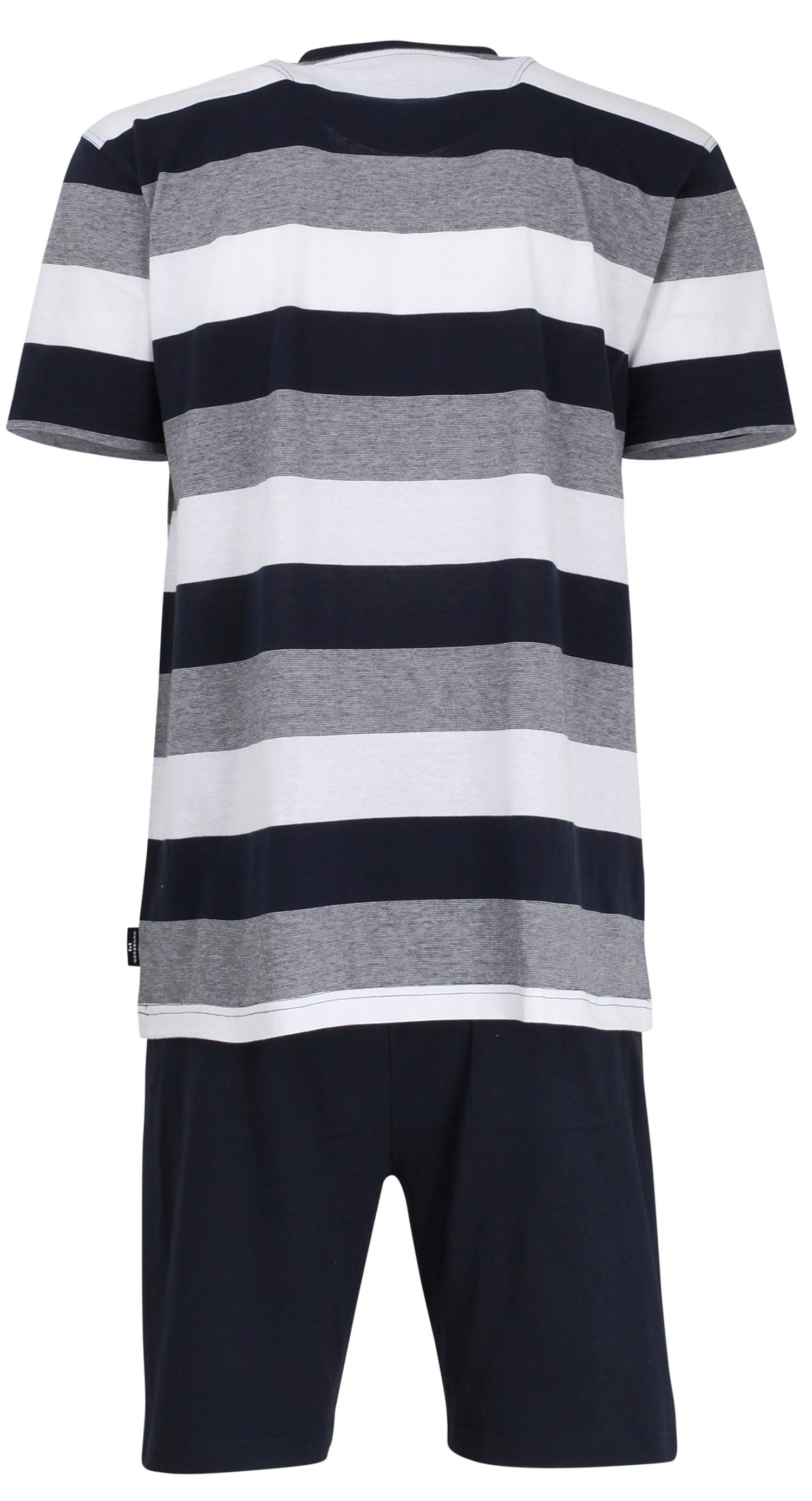 GÖTZBURG Shorty Herren Pyjama kurz (2 tlg) Klima Aktiv Bügelfrei günstig online kaufen