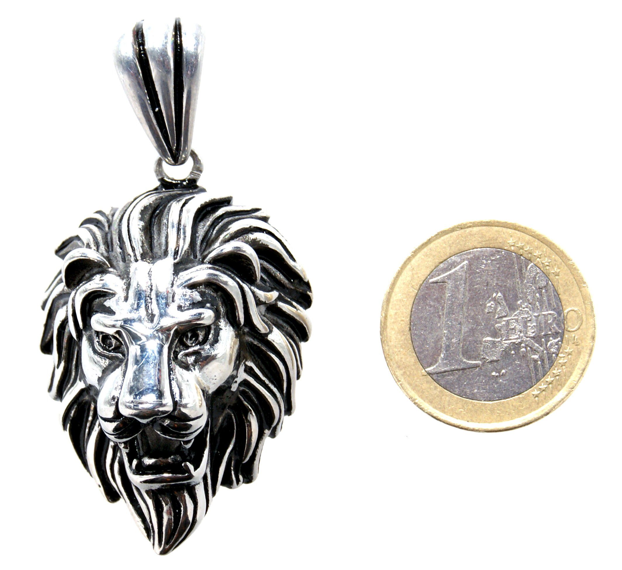 Kiss of Leather Kettenanhänger »großer Löwe Löwen Kopf Lion Löwenkopf  Anhänger aus Edelstahl« online kaufen | OTTO