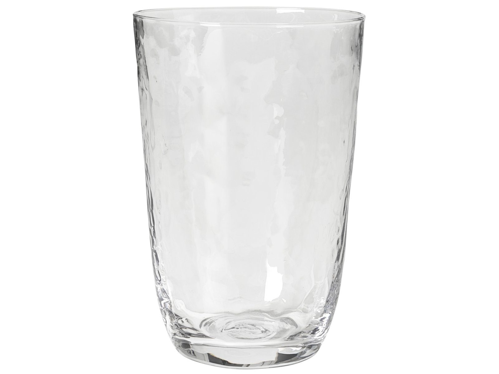 Gläser-Set HAMMERED Trinkglas 4tlg. klar 0,5 l