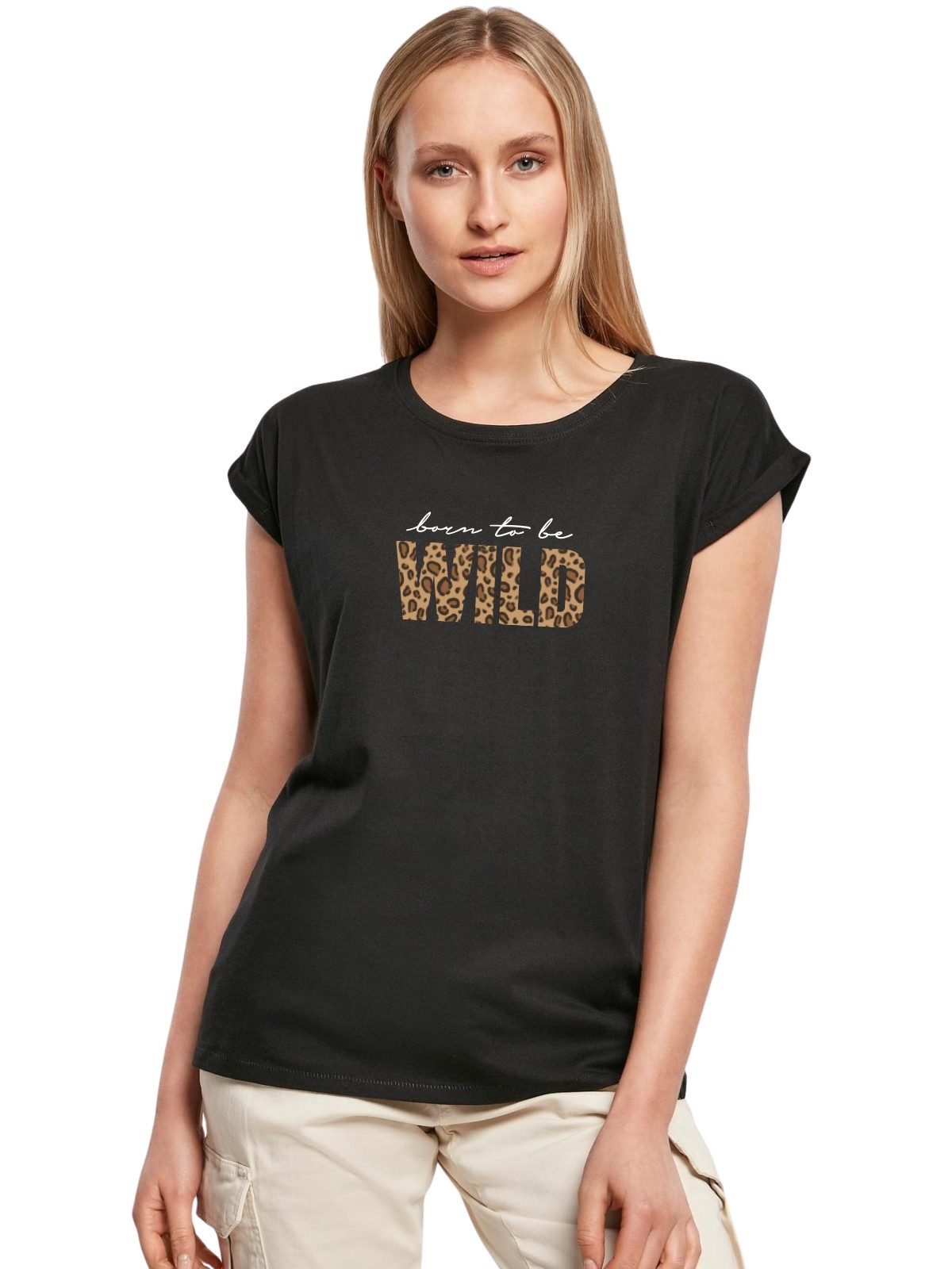 Be Famous Print-Shirt Classic Roll Up BOTOWI (1-tlg., keine) günstig online kaufen