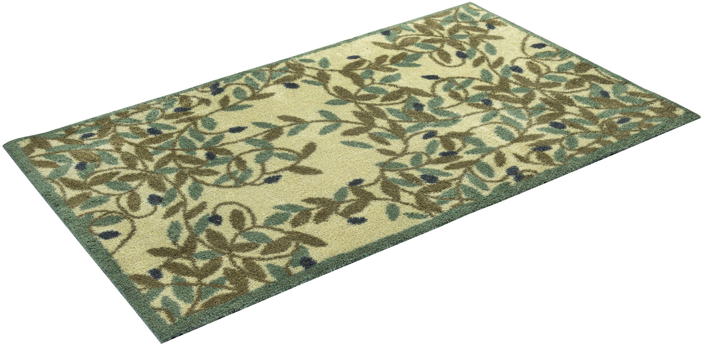 Turtle Mat Teppich Olive, rechteckig, Höhe: 9 mm