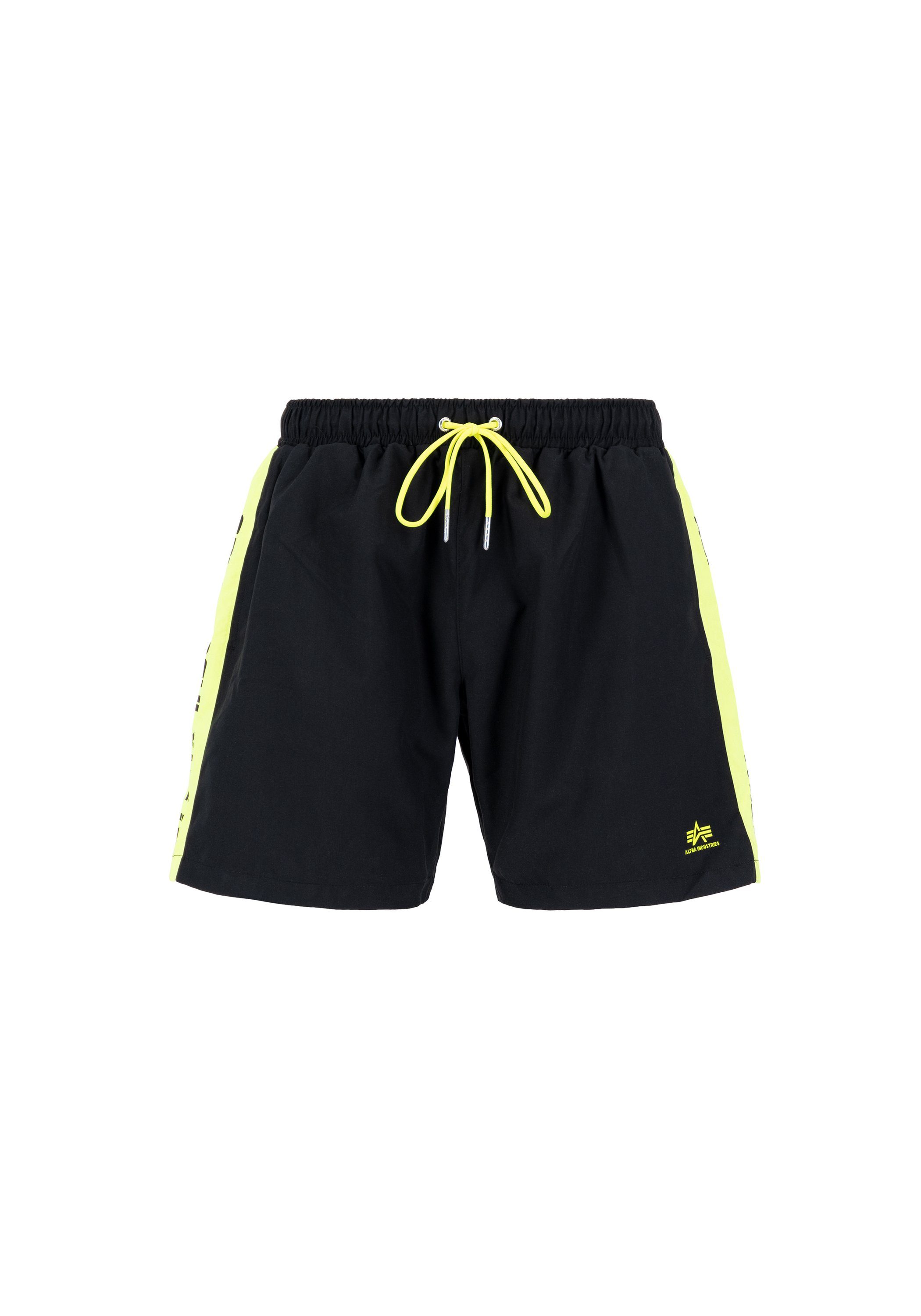 Alpha Industries Short Men Beachwear Shorts Industries - Stripe Alpha Swim Printed