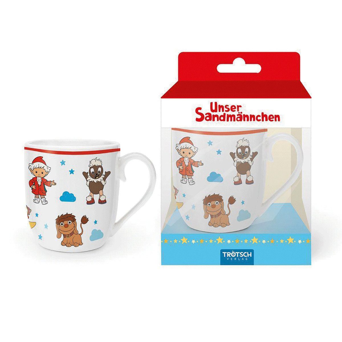 Glas TRÖTSCH - Unser Sandmännchen : Kindertasse Geschenktasse aus Porzel