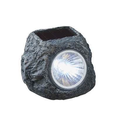 HTI-Living Dekofigur Solarleuchte kleiner Stein (Stück, 1 St., 1 Solarleuchte), Wegleuchte Gartenleuchte