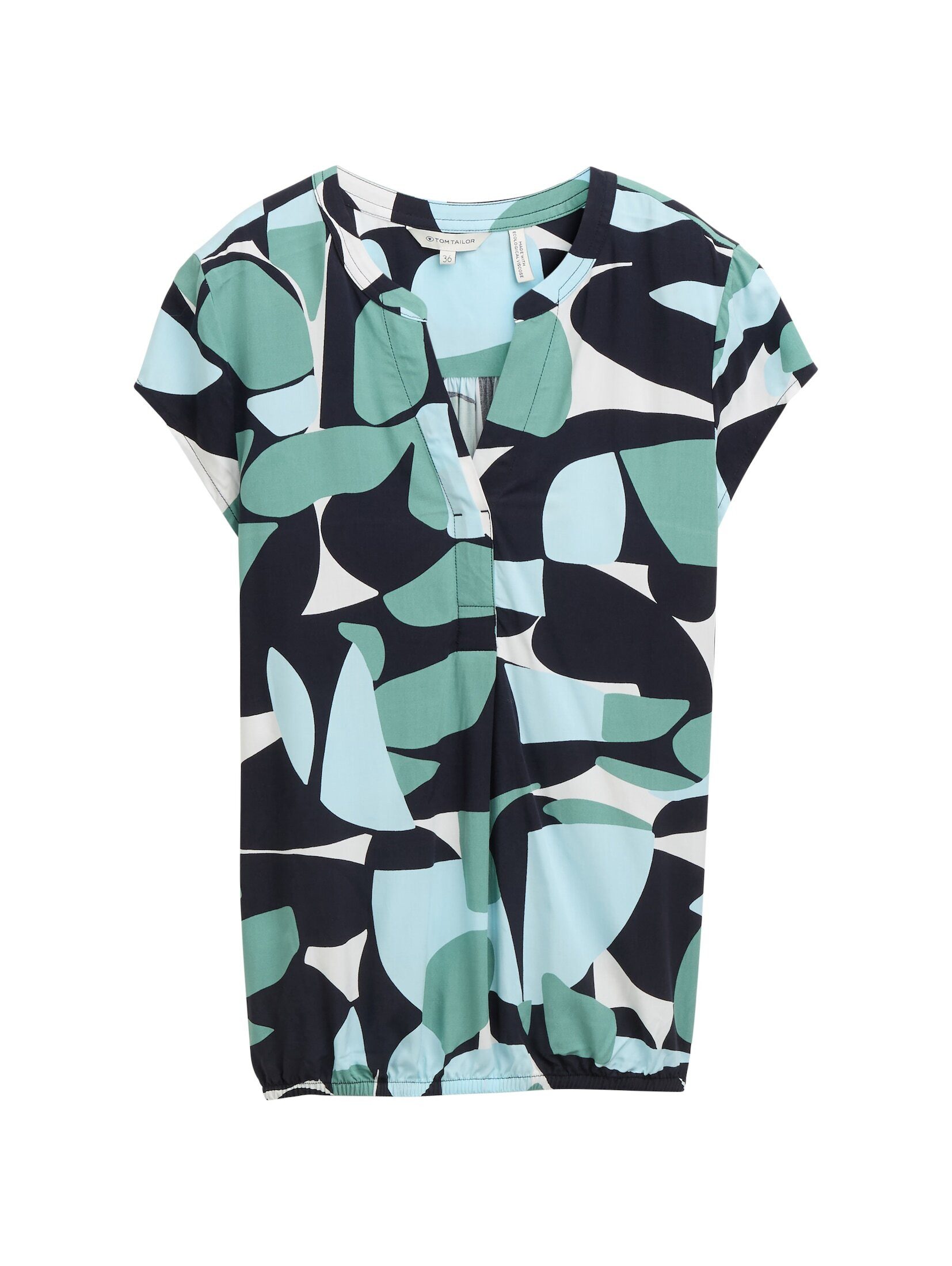 TOM TAILOR Blusentop Bluse mit Muster günstig online kaufen