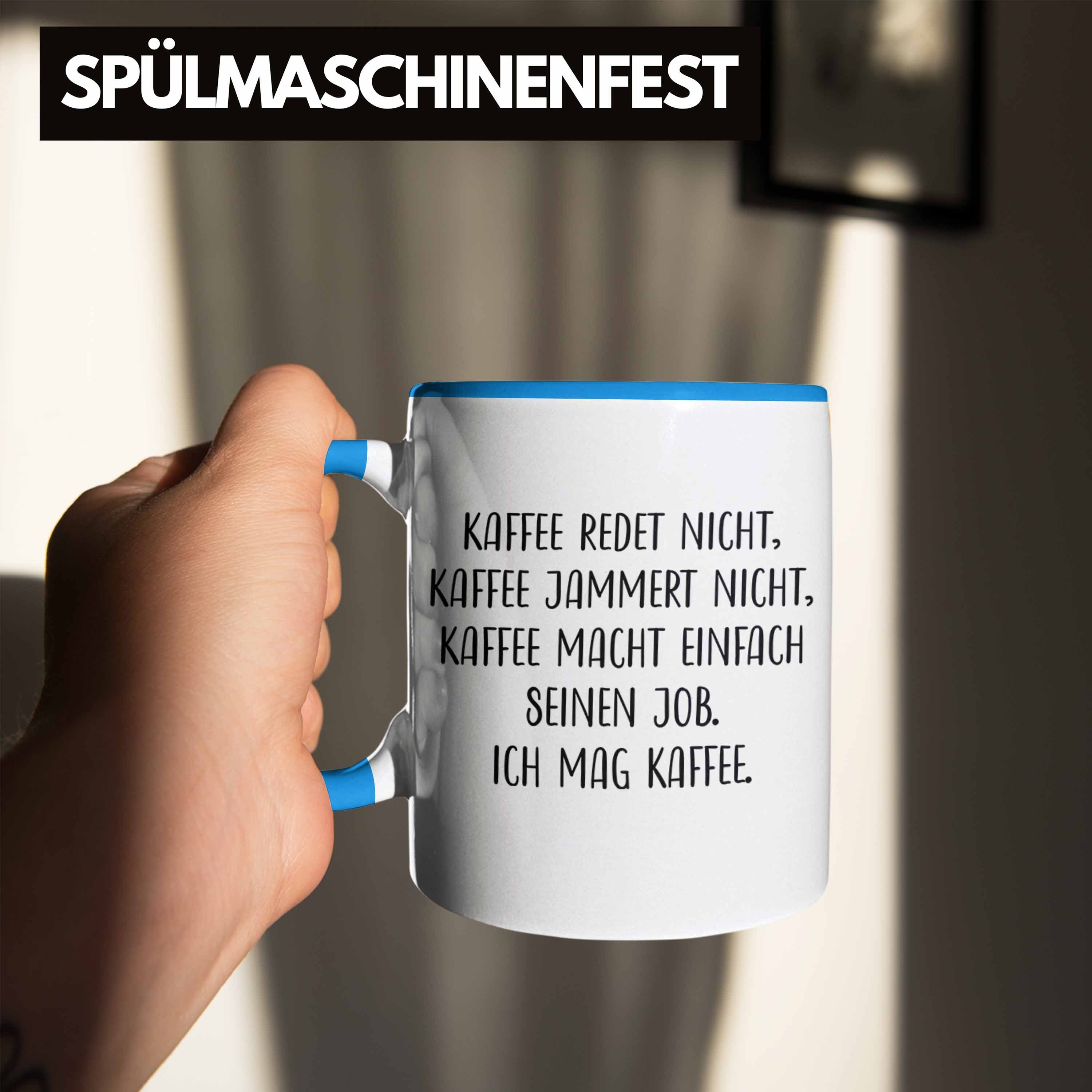 Kaffee Trendation Spruch Geschenk Blau Tasse Trendation Kollege mit Jammert Lustige Nicht Kollegin Tasse -