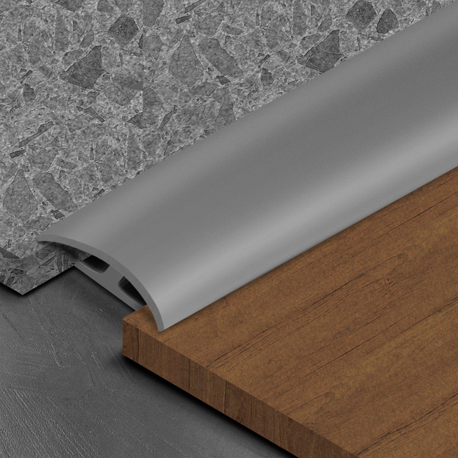 Karat Abschlussleiste Doppeleinfassleiste Julia, 3 Farben, 24 x 35 x 6 mm, günstig online kaufen