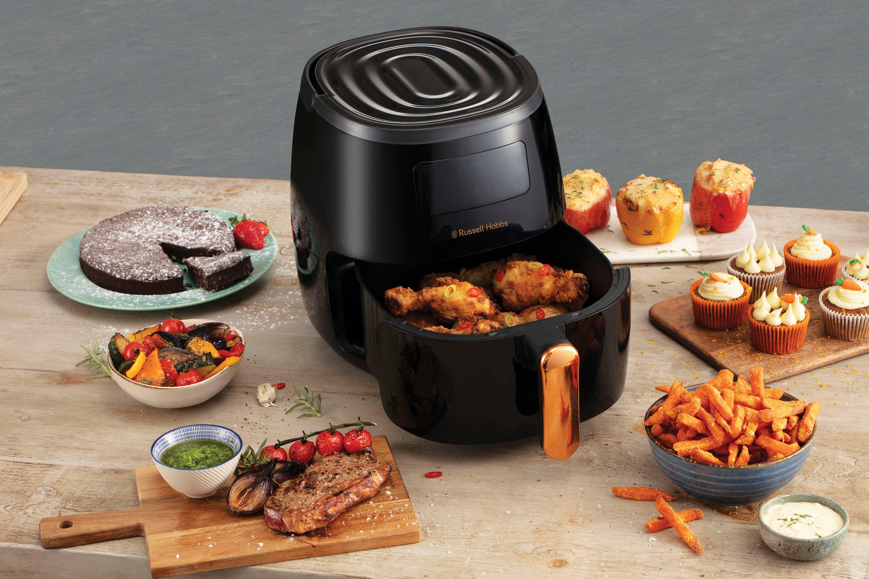 RUSSELL HOBBS Heißluftfritteuse SatisFry Air 26510-56, 1650 W, groß - 5 l – Bild 5 von 5