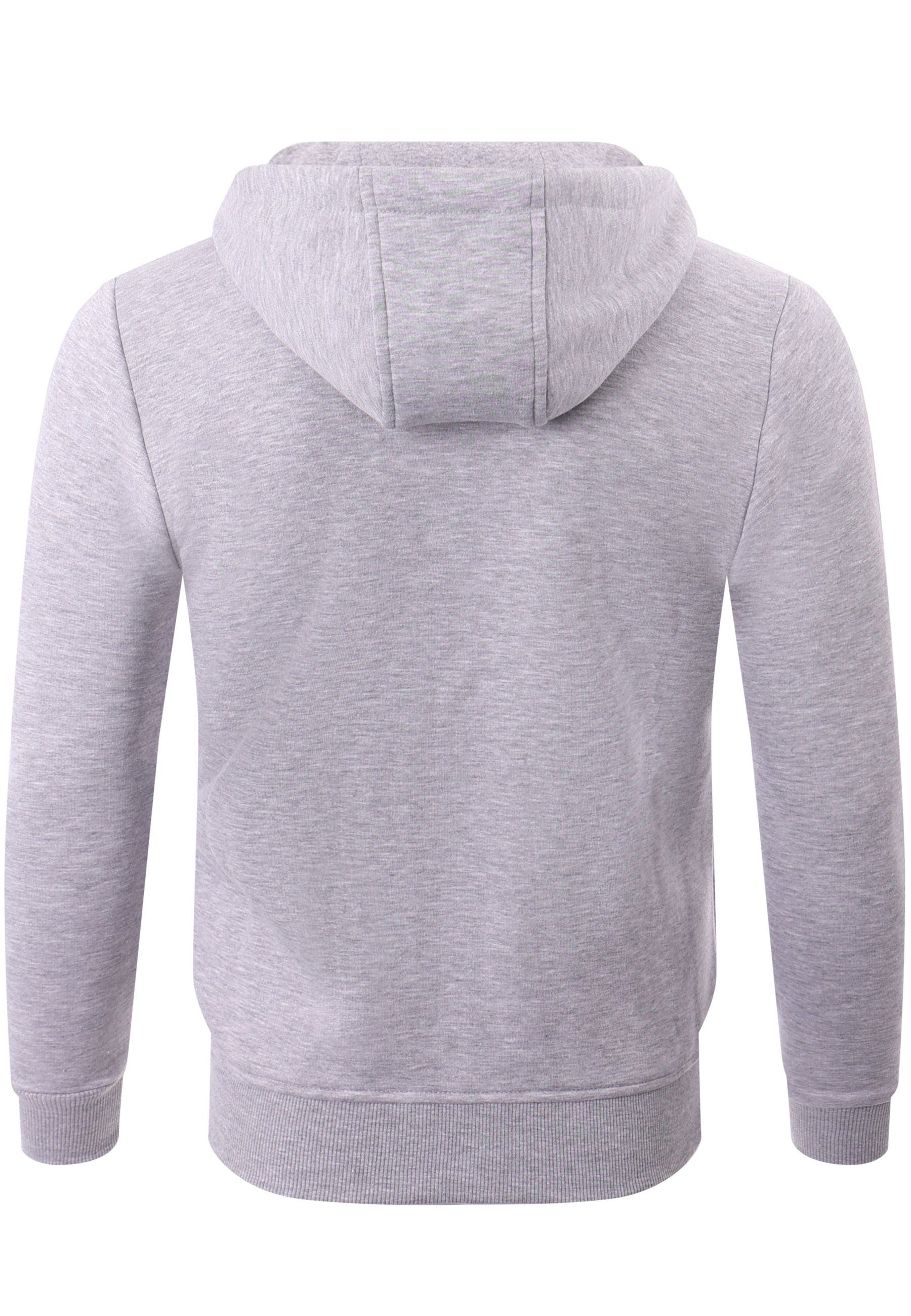 Reslad Sweatjacke Reslad Sweatjacke Zipper RS-1006 (1-tlg) Winter-Pullover Kapuzenpullover Sweater Hoodie Pulli Sweatshirt