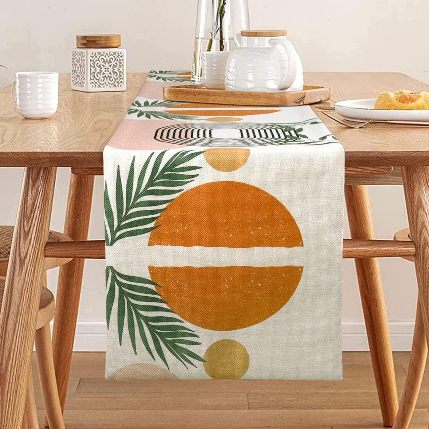 LuxusKollektion Tischläufer Tischläufer Modern Abstrakt 33x183cm