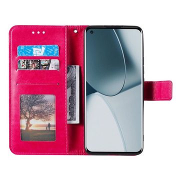 CoverKingz Handyhülle Hülle für OnePlus 10 Pro 5G Handyhülle Flip Case Cover Etui Mandala 17,01 cm (6,7 Zoll), Klapphülle Schutzhülle mit Kartenfach Schutztasche Motiv Mandala