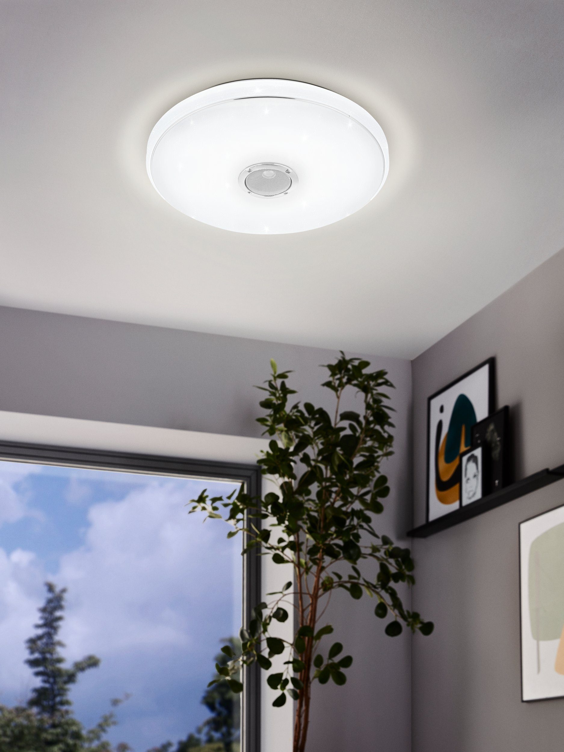 EGLO LED Deckenleuchte Milazzo, Leuchtmittel inklusive, günstig online kaufen