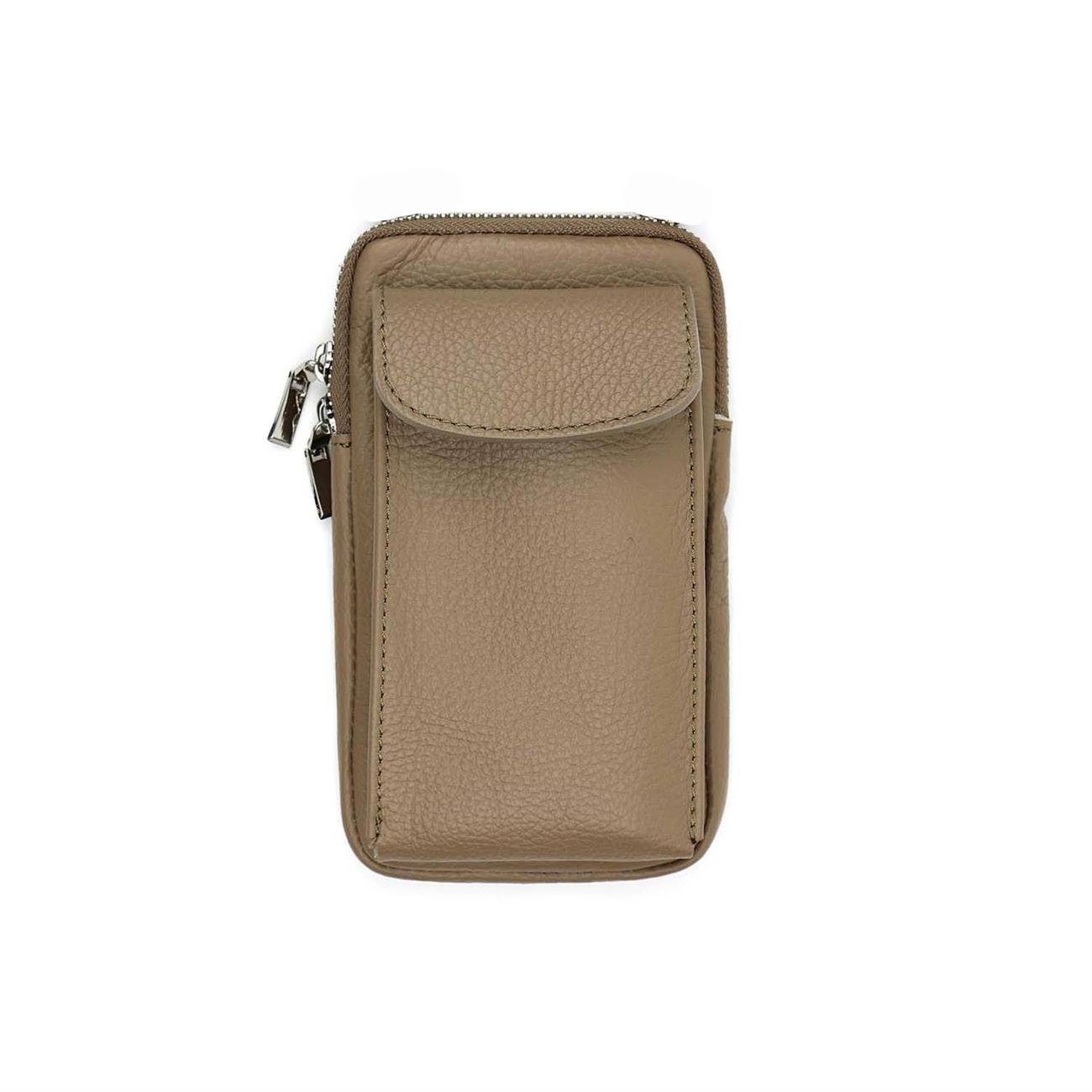 Schultertasche Damen Leder Handytasche Tasche CrossBody