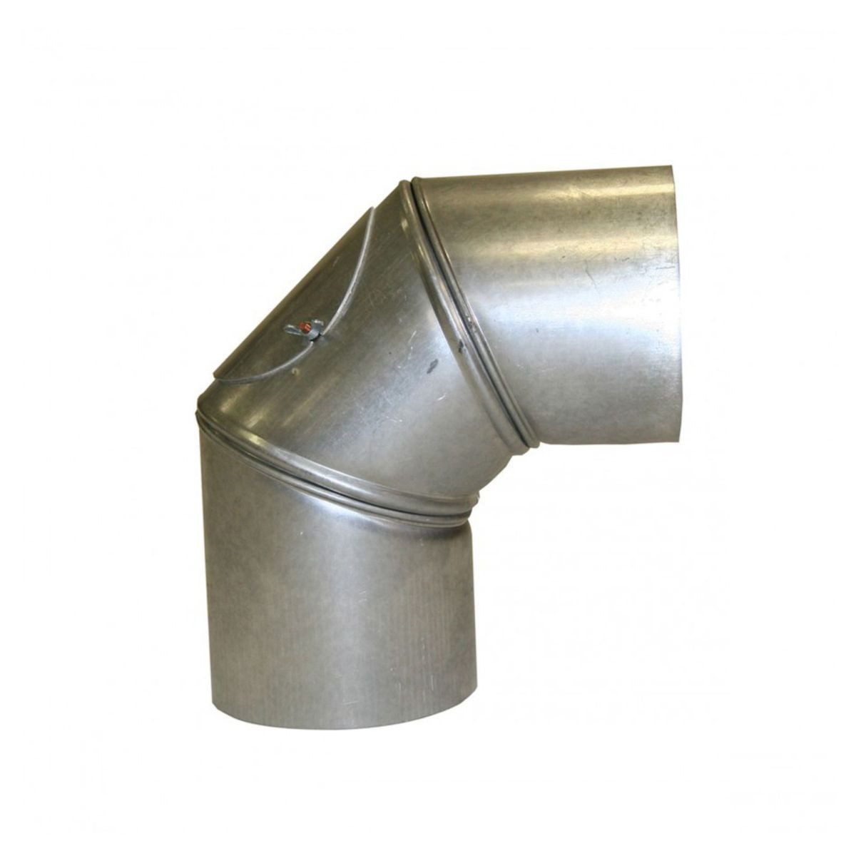 Kamino Flam Ofenrohr Uni-Knie Ofenrohr FAL Ø 110 mm Universal Bogenknie 90° mit Tür