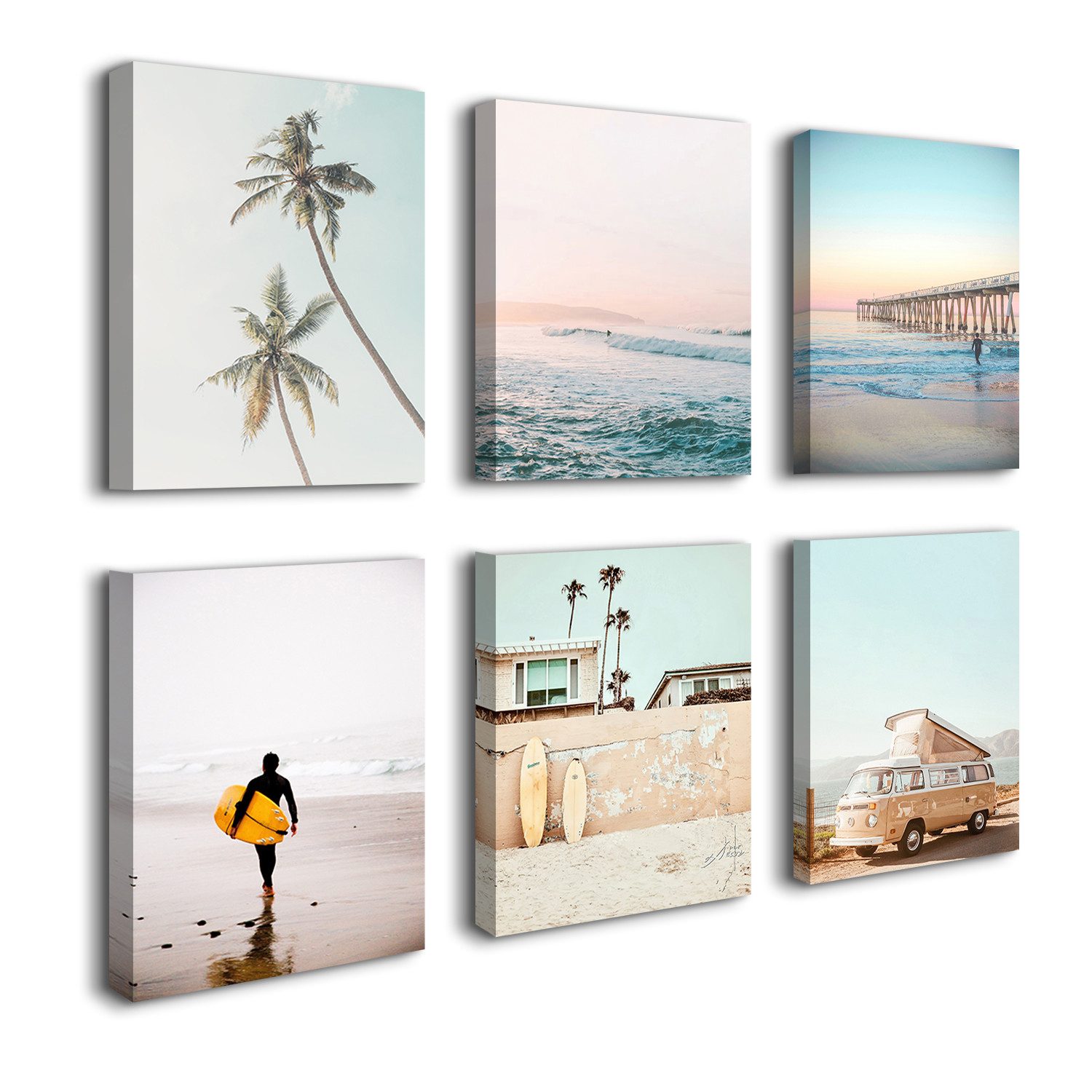 Visario Bilder-Collage 7-teilig, beach günstig online kaufen