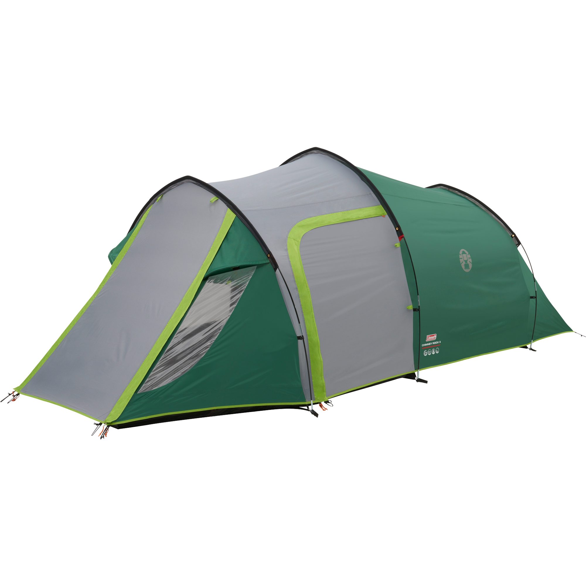 COLEMAN Wurfzelt Coleman 3-Personen-Tunnelzelt Chimney Rock 3 Plus BlackOut, Zelt