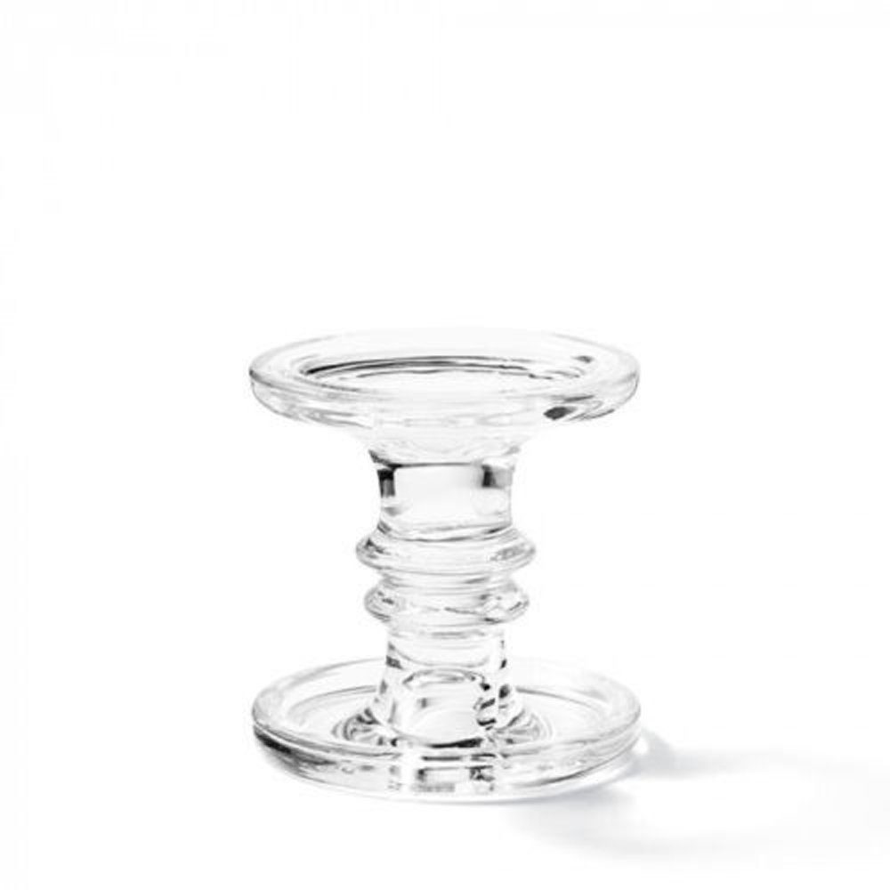 Ambiente Luxury Paper Products Kerzenhalter Kerzenhalter Glas klar H11 D11  cm für Stumpen oder Stabkerzen (1 St)