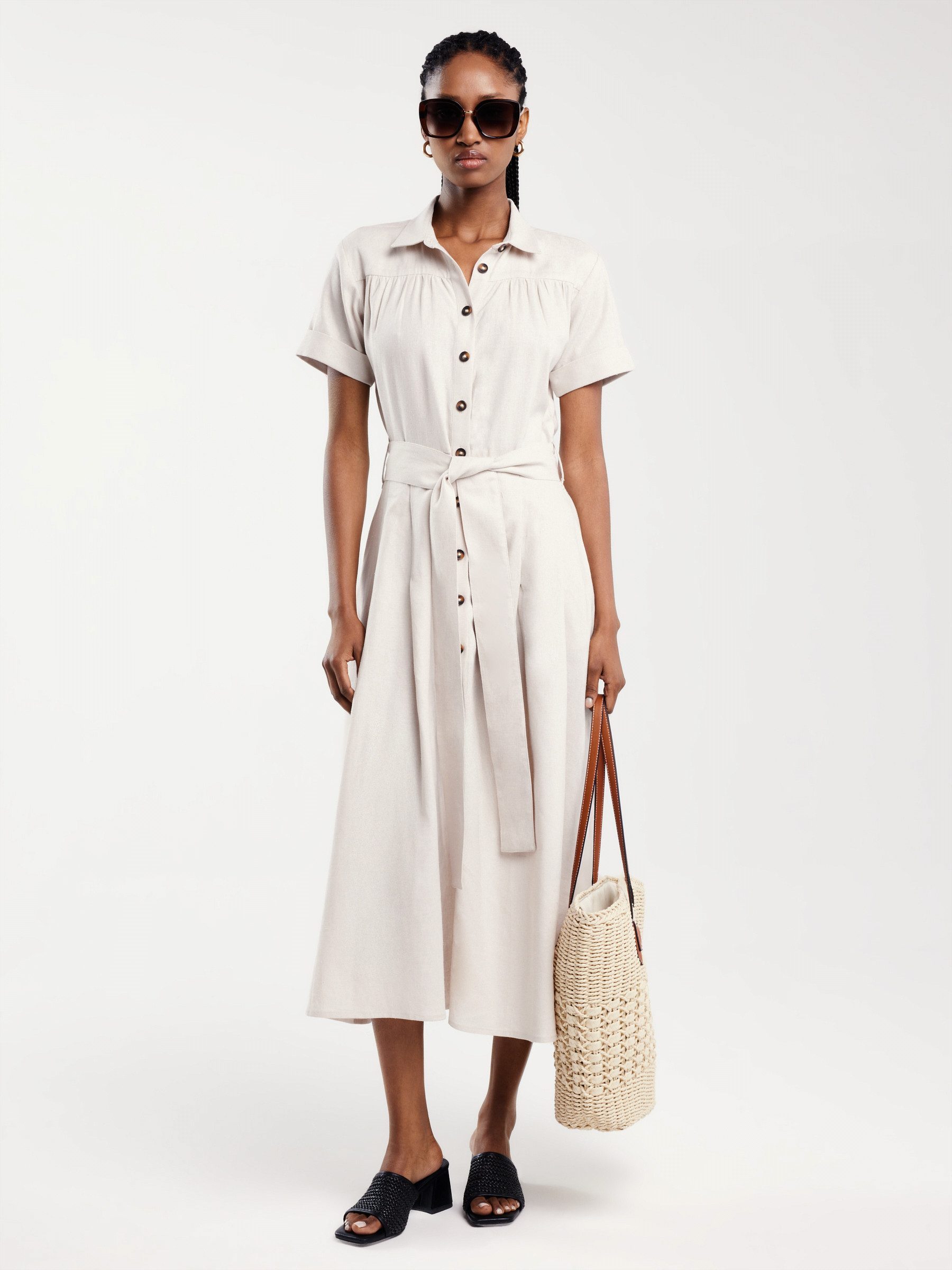 BIG STAR Shirtkleid OKIRE Maxi günstig online kaufen