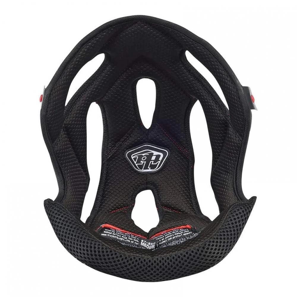 Troy Lee Designs Fahrradhelm Troy Lee Designs SE4 Comfort Liner Helmpolster schwarz S 13mm
