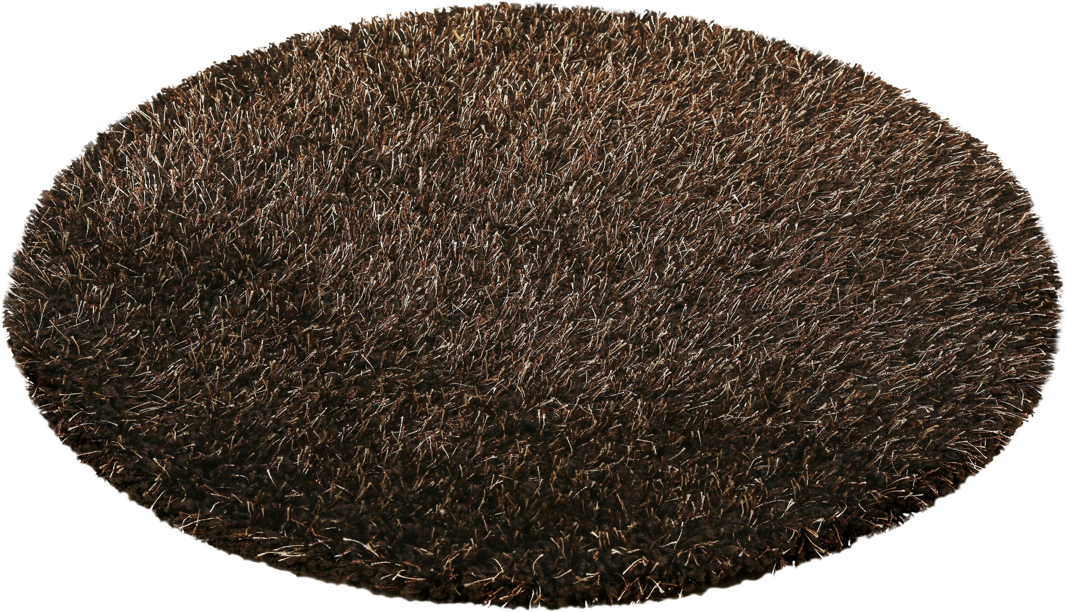 Esprit Hochflor-Teppich "Cosy Glamour 2.0" rund 40 mm Höhe Langflor, Shaggy günstig online kaufen