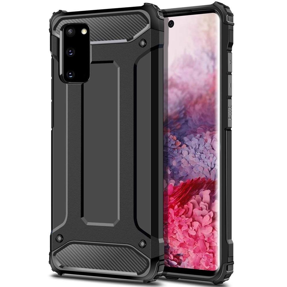 Wisam Smartphone-Hülle Wisam® Schutzhülle für Samsung Galaxy S20 6,2" Panzer Hybrid Armor 15,75 cm (6,2 Zoll)