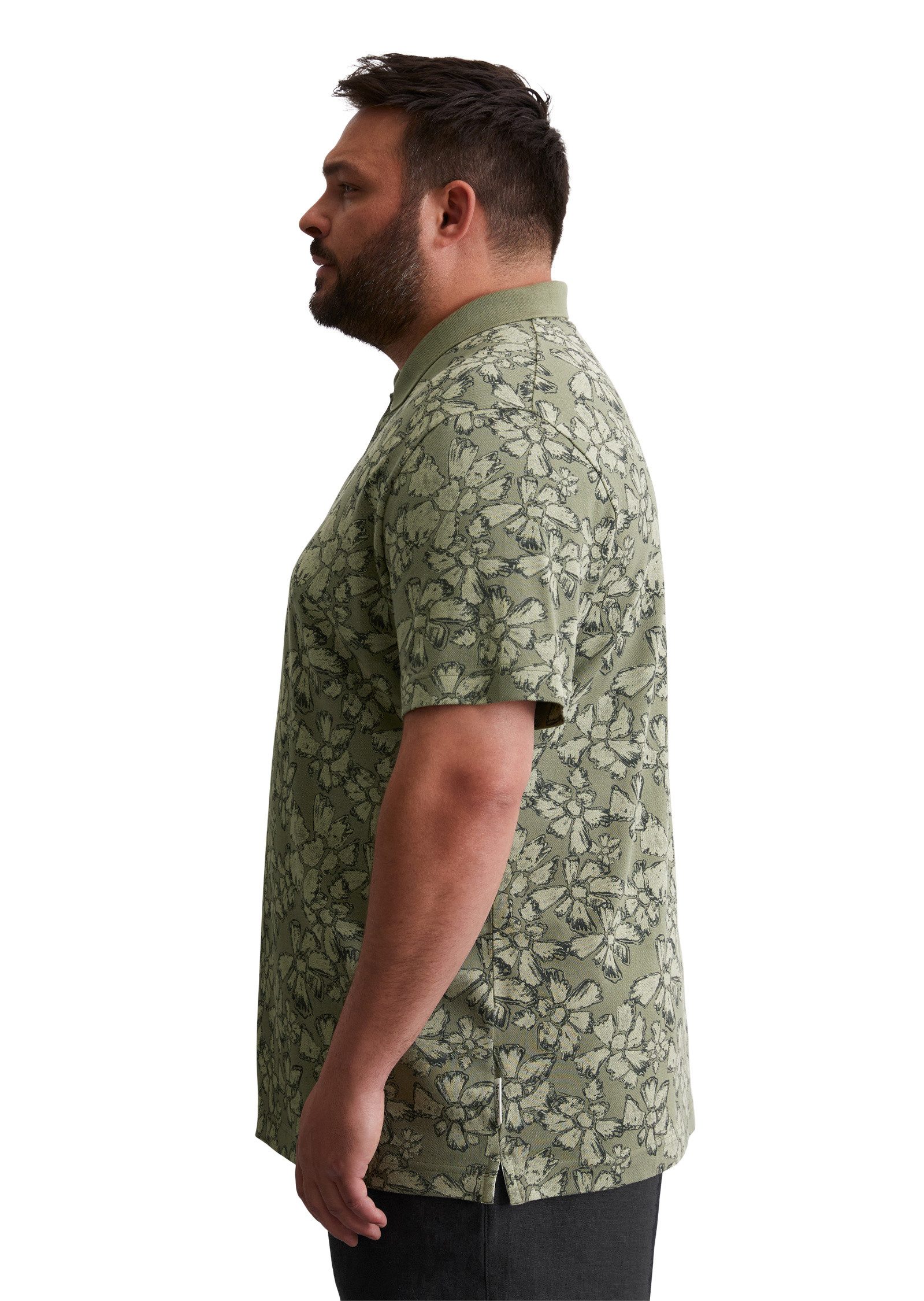 Marc O'Polo Poloshirt aus Bio-Baumwoll-Mix günstig online kaufen