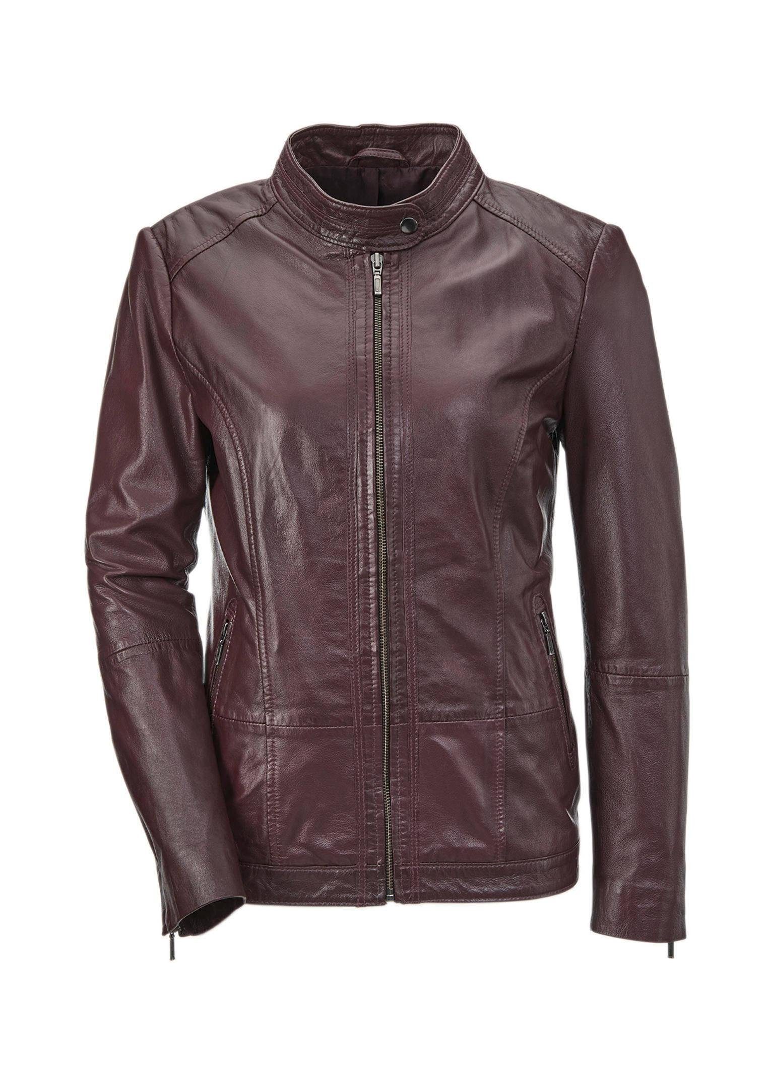 GOLDNER Allwetterjacke Hochwertige, zeitlose Echt-Lederjacke