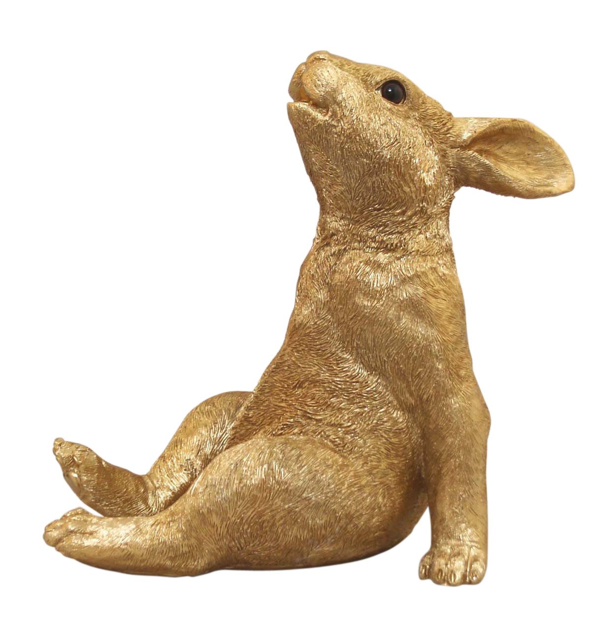 AM Design Dekofigur Hase "Sternengucker", Osterdeko in grau, gold- oder silberfarben