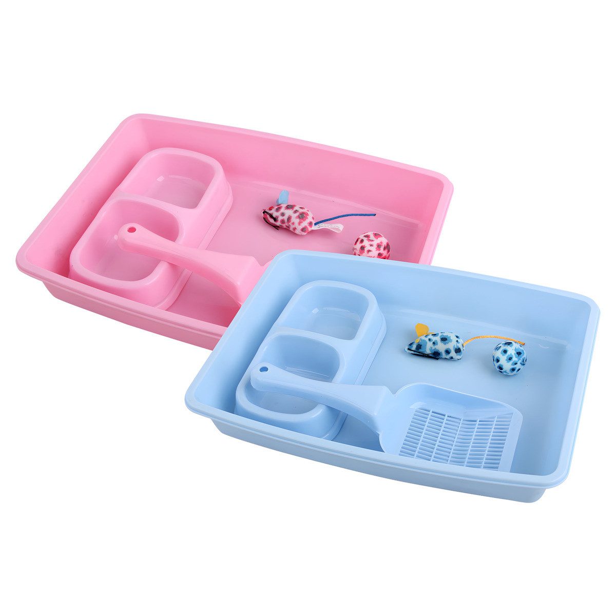 Holland Animal Care Katzentoilette Kätzchen Starter Set blau