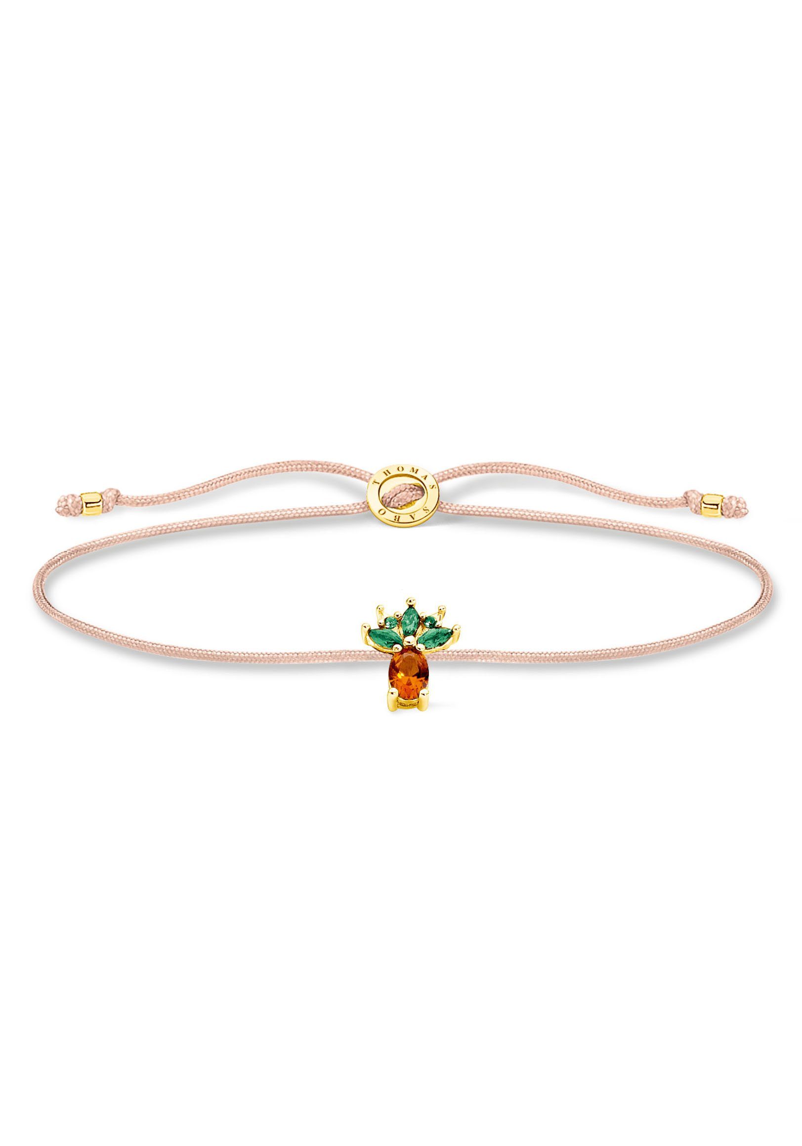 THOMAS SABO Armband »Little Secret Ananas gold, LS129-472-7-L20V«, mit  Glas-Keramik Stein online kaufen | OTTO