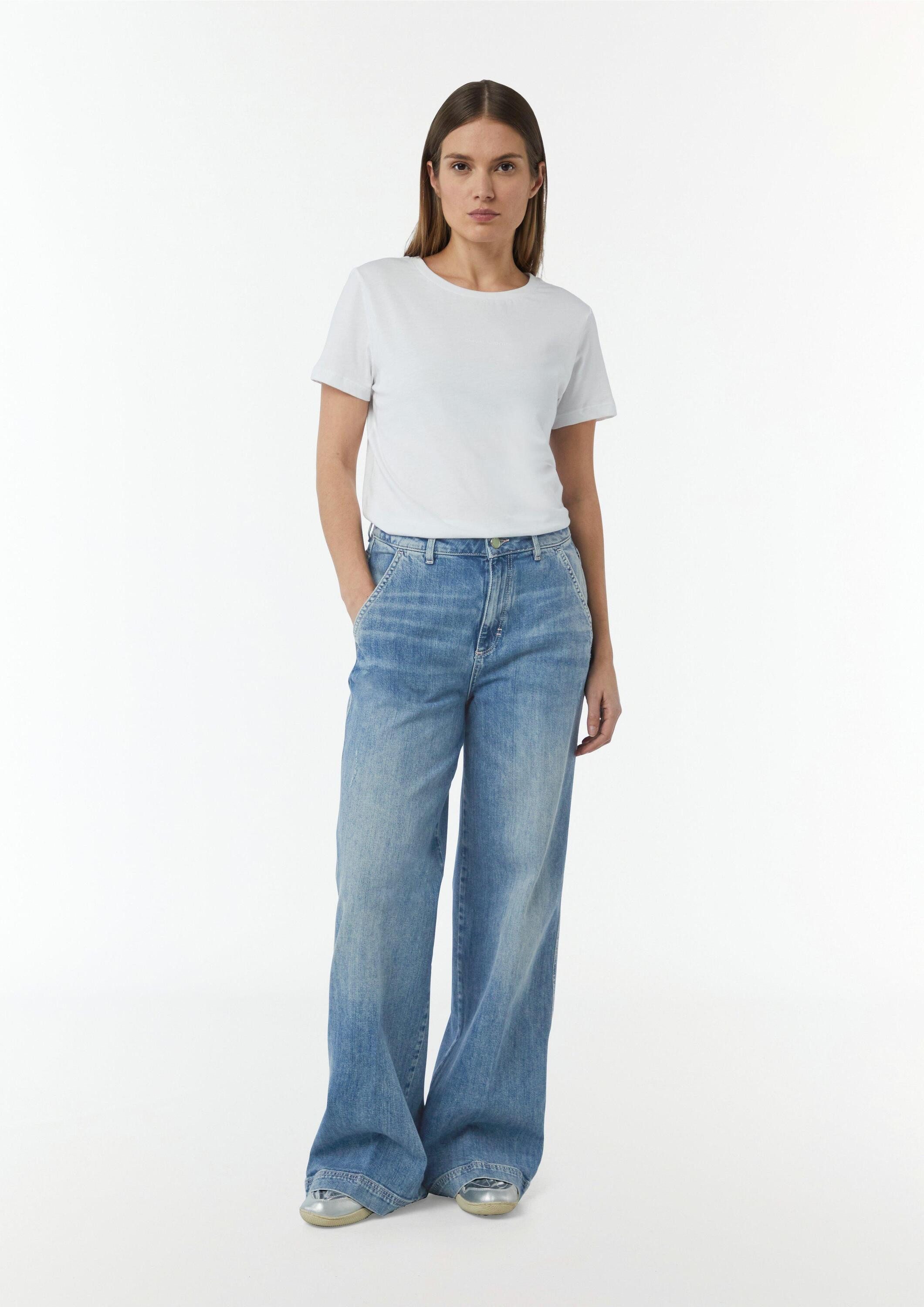 Weite Jeans Jeans-Hose