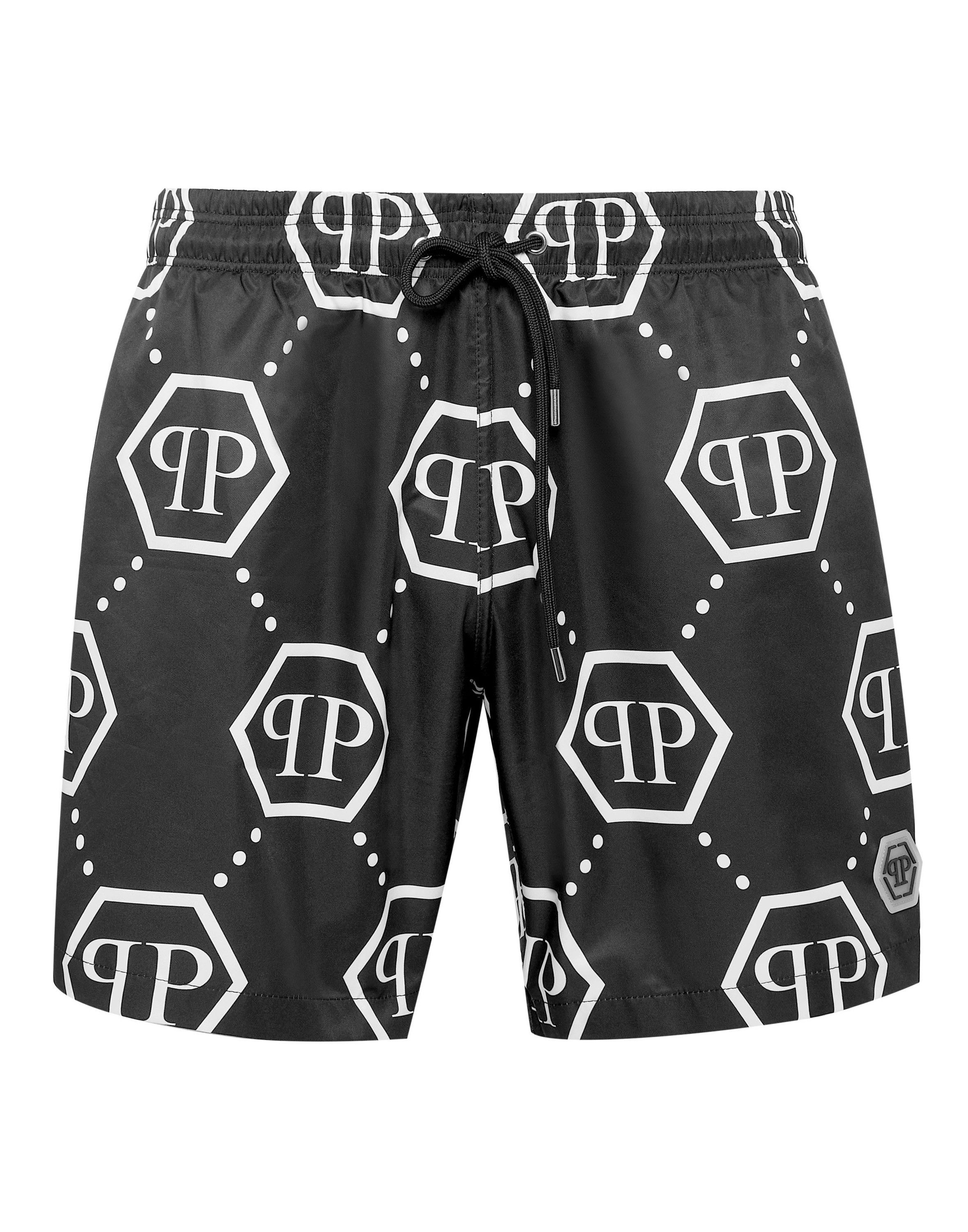 PHILIPP PLEIN Badehose Monogram